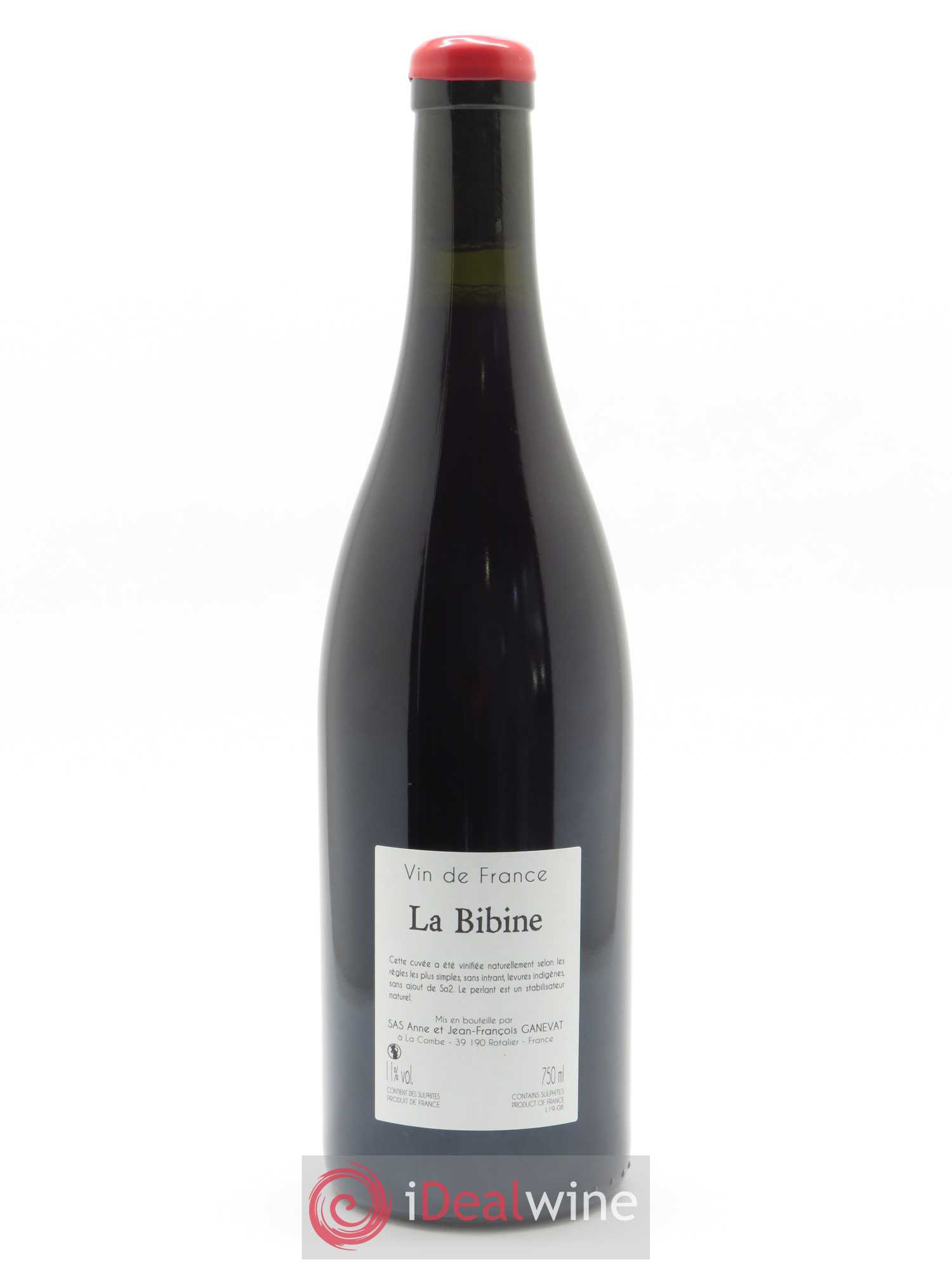 Vin de France La Bibine Anne et Jean François Ganevat - Lot de 1 bouteille - 1