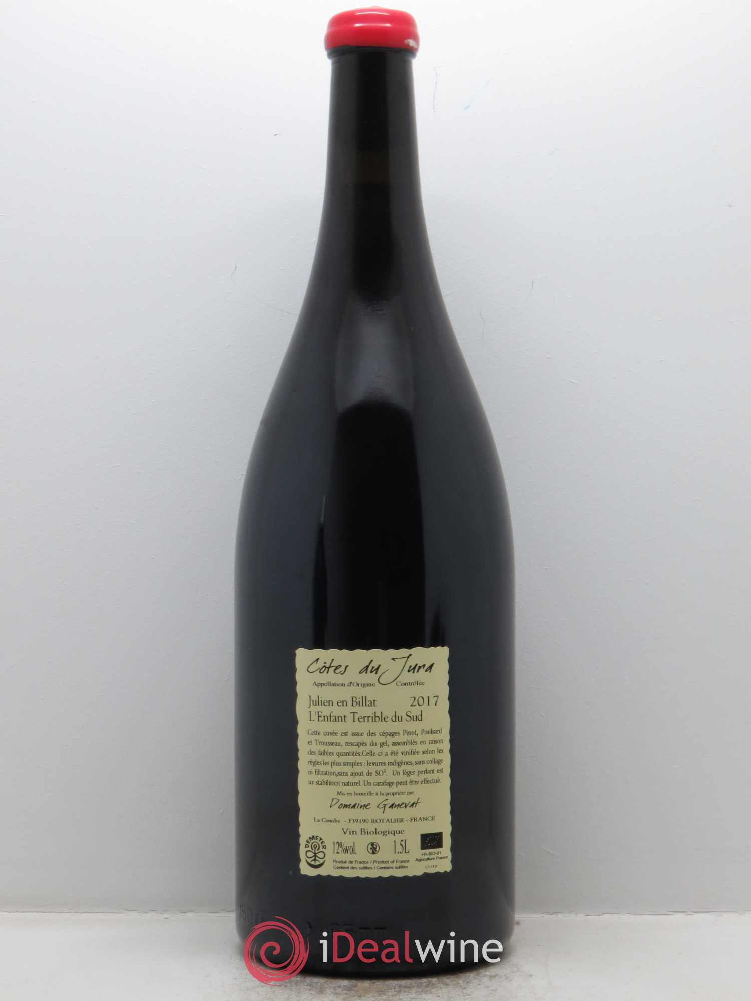 Côtes du Jura Julien en Billat l'enfant terrible du Sud Jean-François Ganevat (Domaine) 2017 - Lotto di 1 magnum - 1