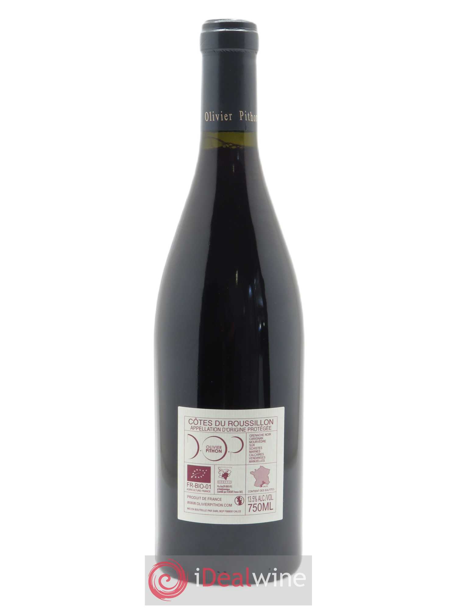 Côtes du Roussillon Olivier Pithon Laïs 2018 - Lot de 1 bouteille - 1