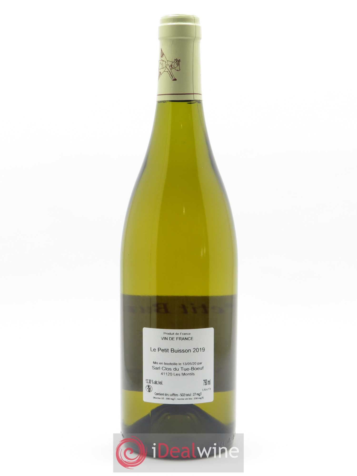 Touraine Le Petit Buisson Clos du Tue-Boeuf 2019 - Lot de 1 bouteille - 1