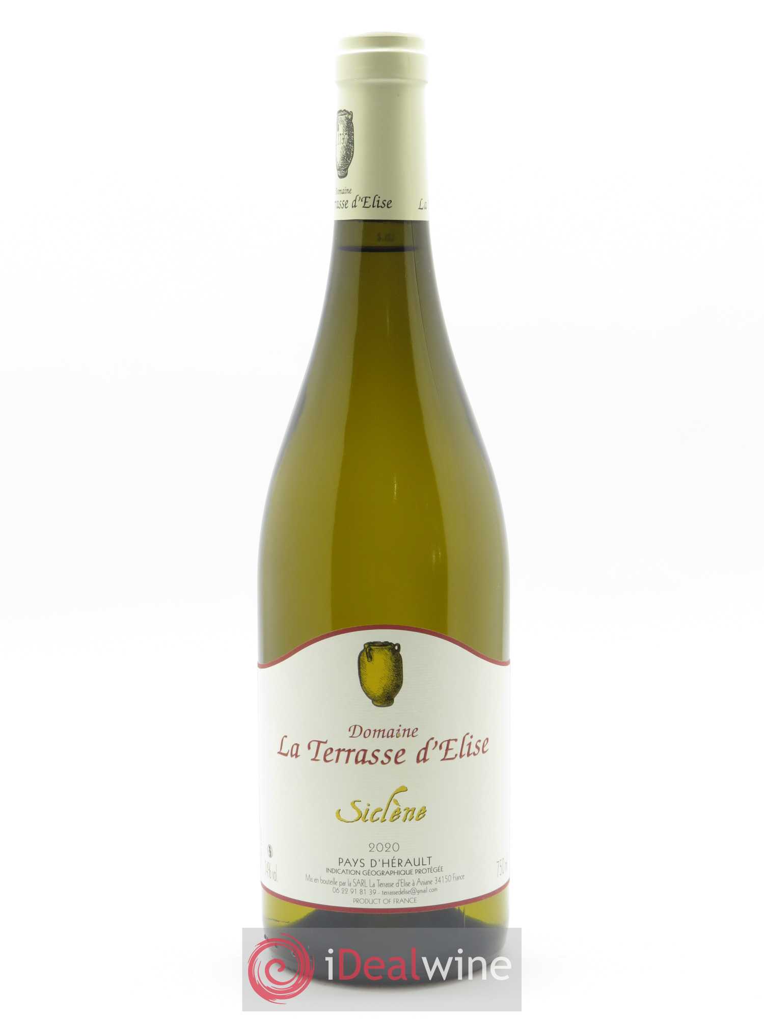 Pays d'Hérault Siclène Terrasse d'Elise (Domaine de la) 2020 - Lot de 1 bouteille - 0