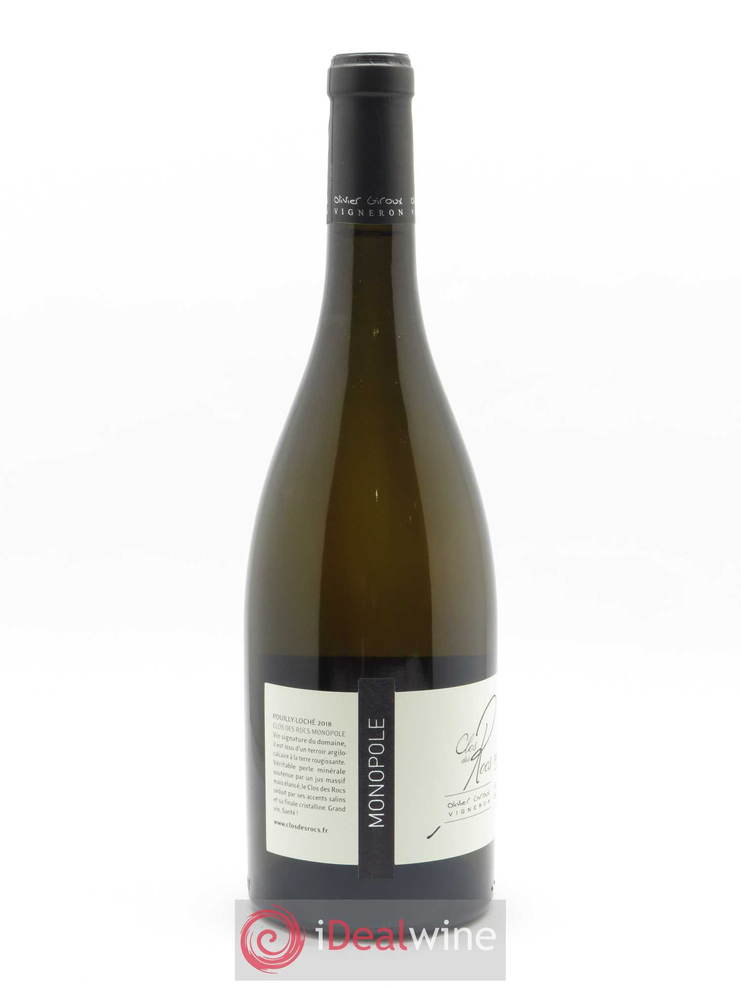 Pouilly-Loché Clos des Rocs - Monopole Le Clos des Rocs (Domaine) 2018 - Lot de 1 bouteille - 2
