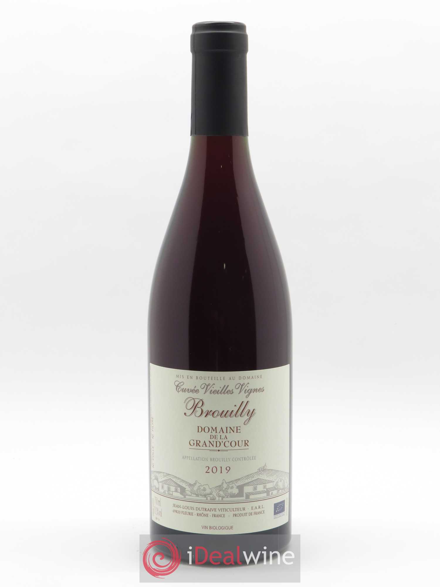 Brouilly Vieilles Vignes Grand'cour (Domaine de la) - Jean-Louis Dutraive 2019 - Lot de 1 bouteille - 0