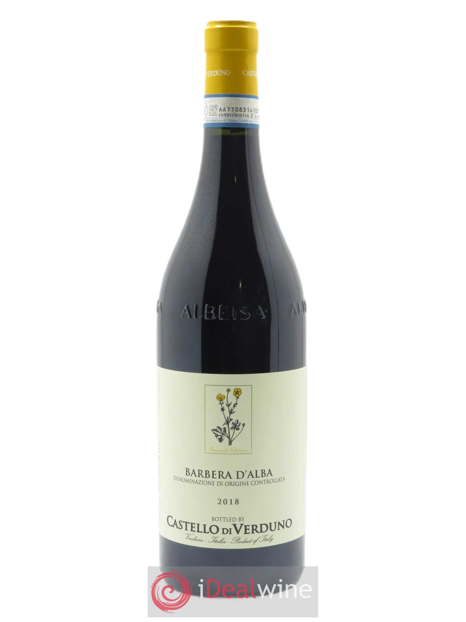 Barbera d'Alba DOC Castello Di Verduno 2018 - Lot de 1 bouteille - 0
