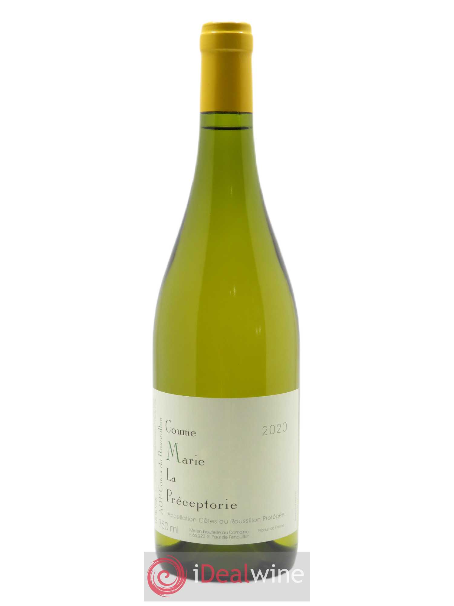 Côtes du Roussillon Coume Marie La Préceptorie 2020 - Lot de 1 bouteille - 0