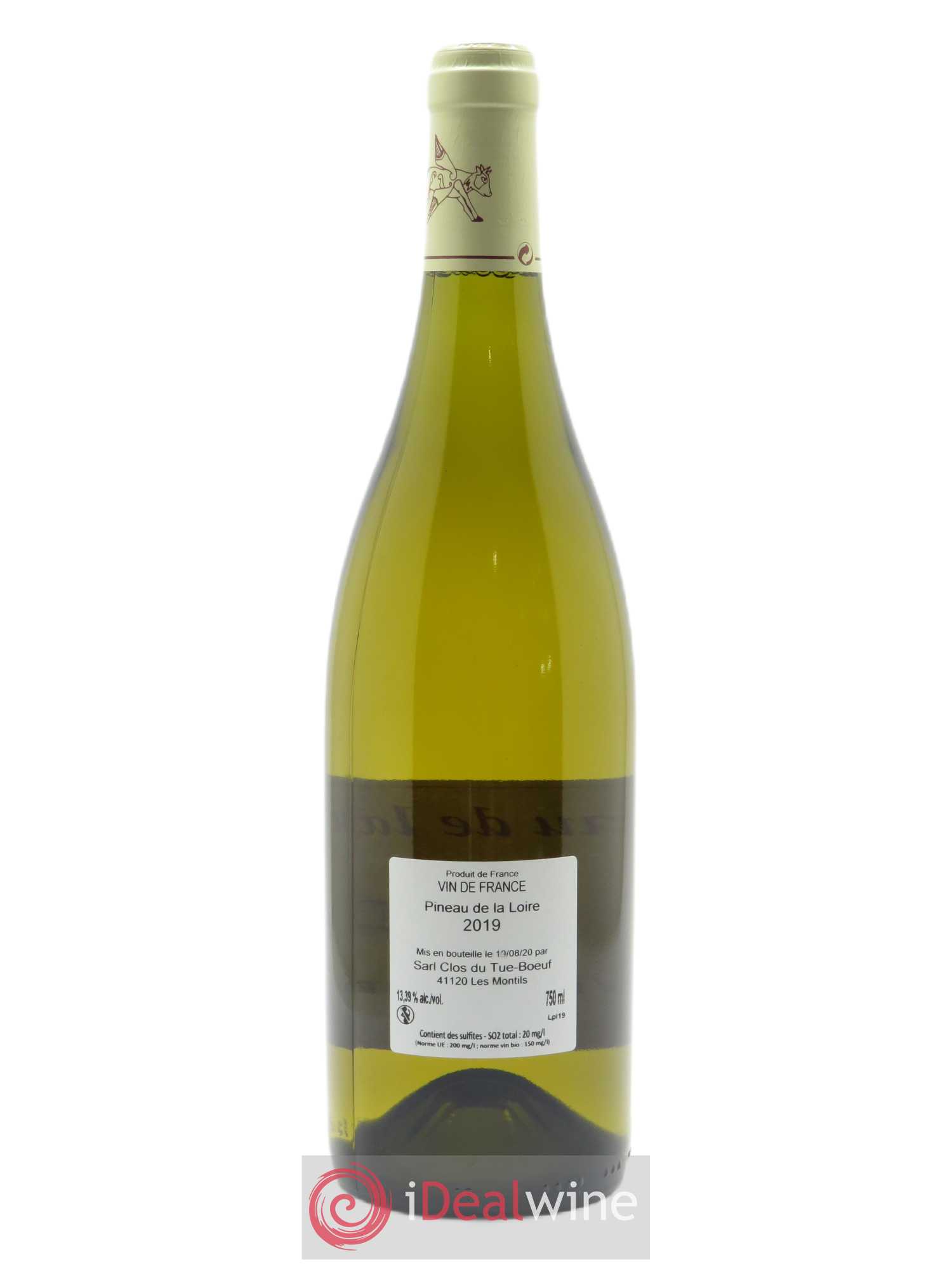 Vin de France Pineau de la Loire Clos du Tue-Boeuf 2019 - Lot de 1 bouteille - 1