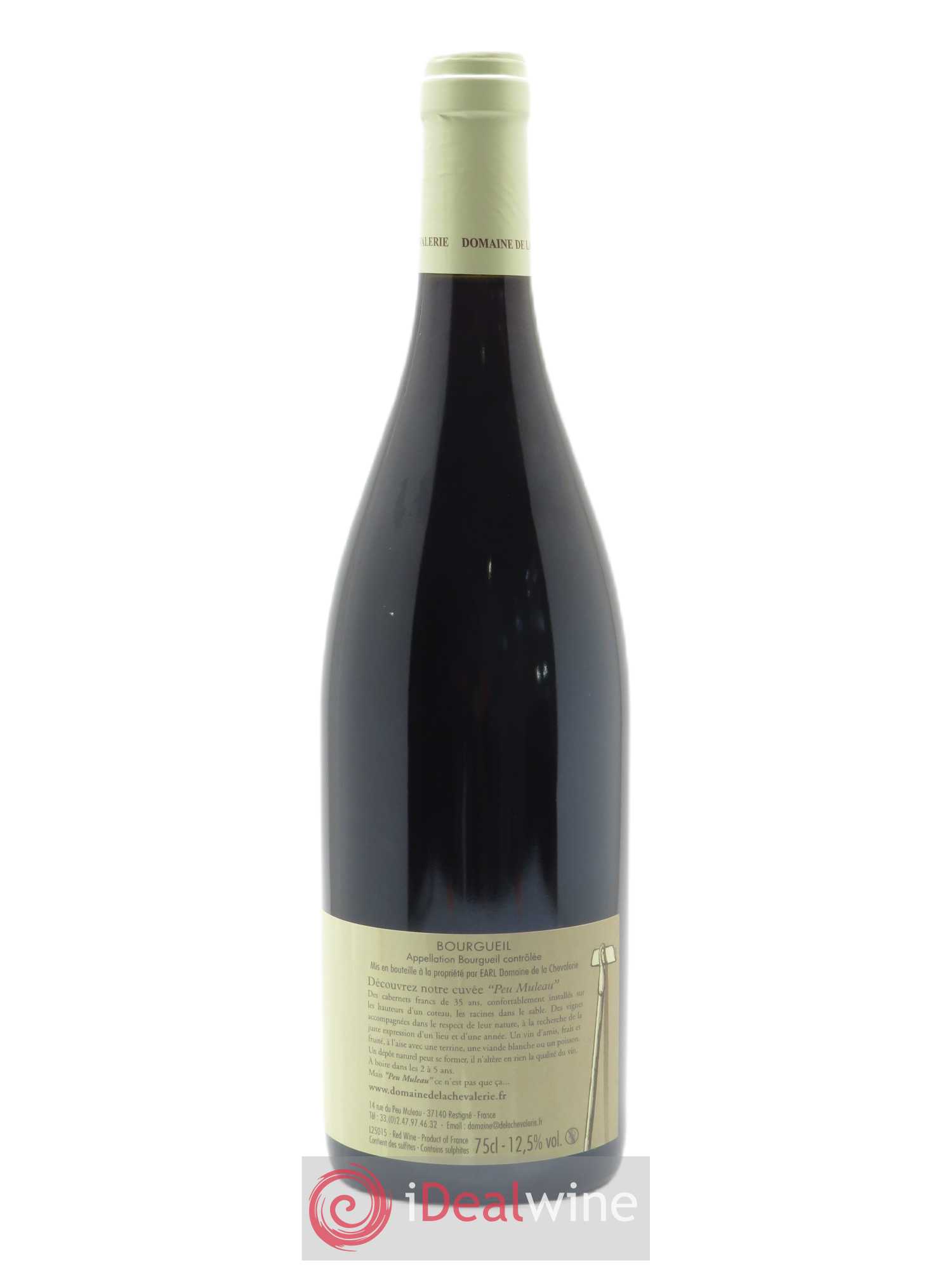 Bourgueil Peu Muleau Domaine de la Chevalerie 2015 - Lot of 1 bottle - 1