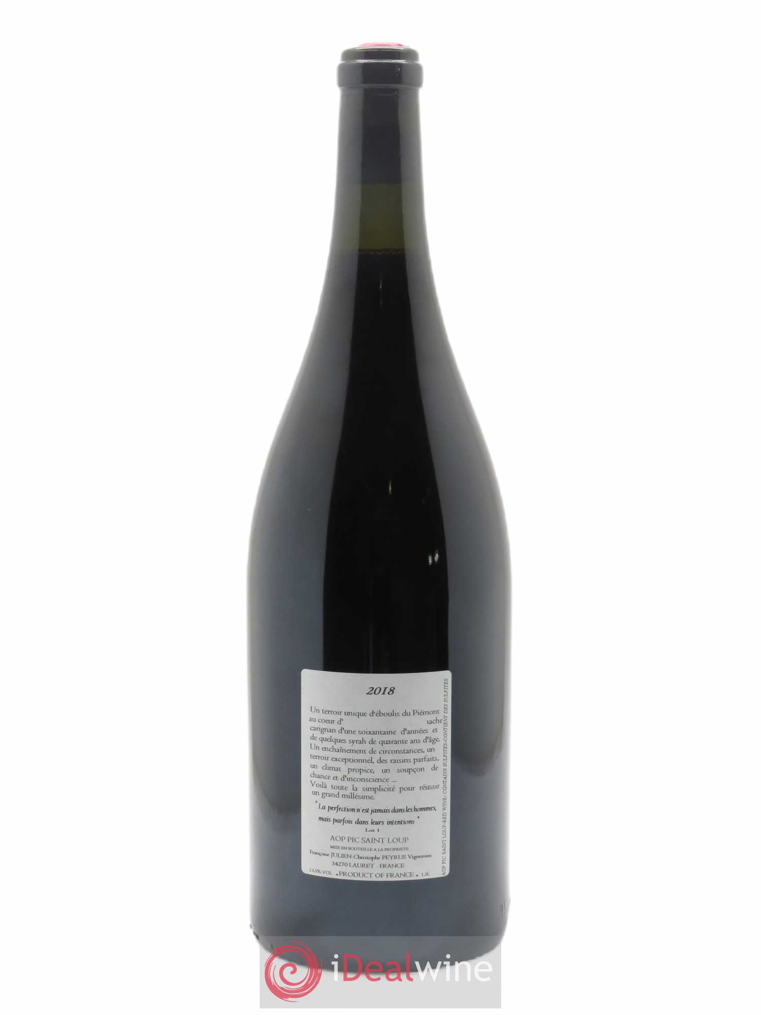Pic Saint-Loup Les Métairies du Clos Vieilles Vignes Christophe Peyrus et Françoise Julien 2018 - Lot de 1 magnum - 1