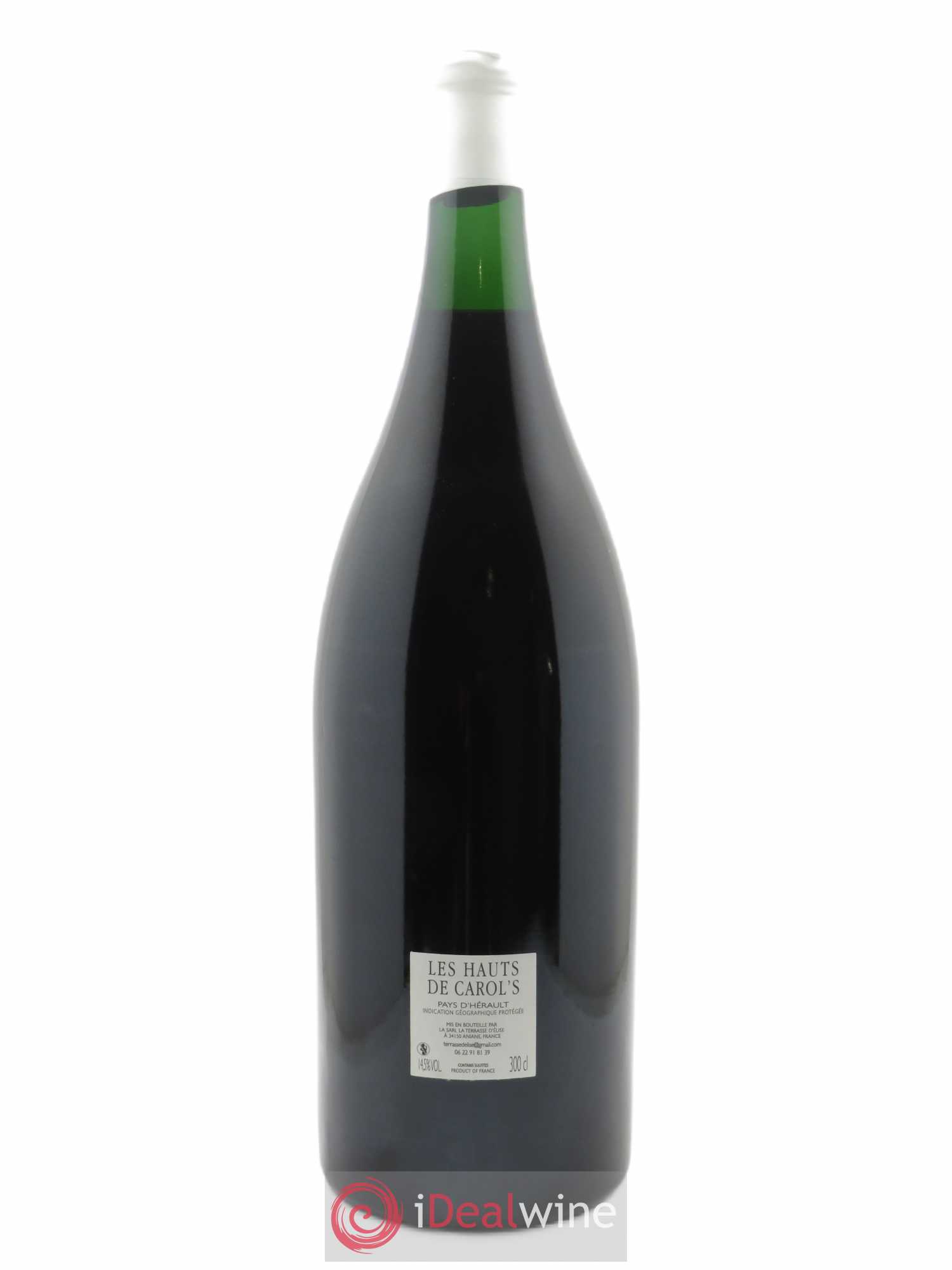 Pays d'Hérault Les Hauts de Carol's Terrasse d'Elise (Domaine de la) 2018 - Lot de 1 jeroboam - 2