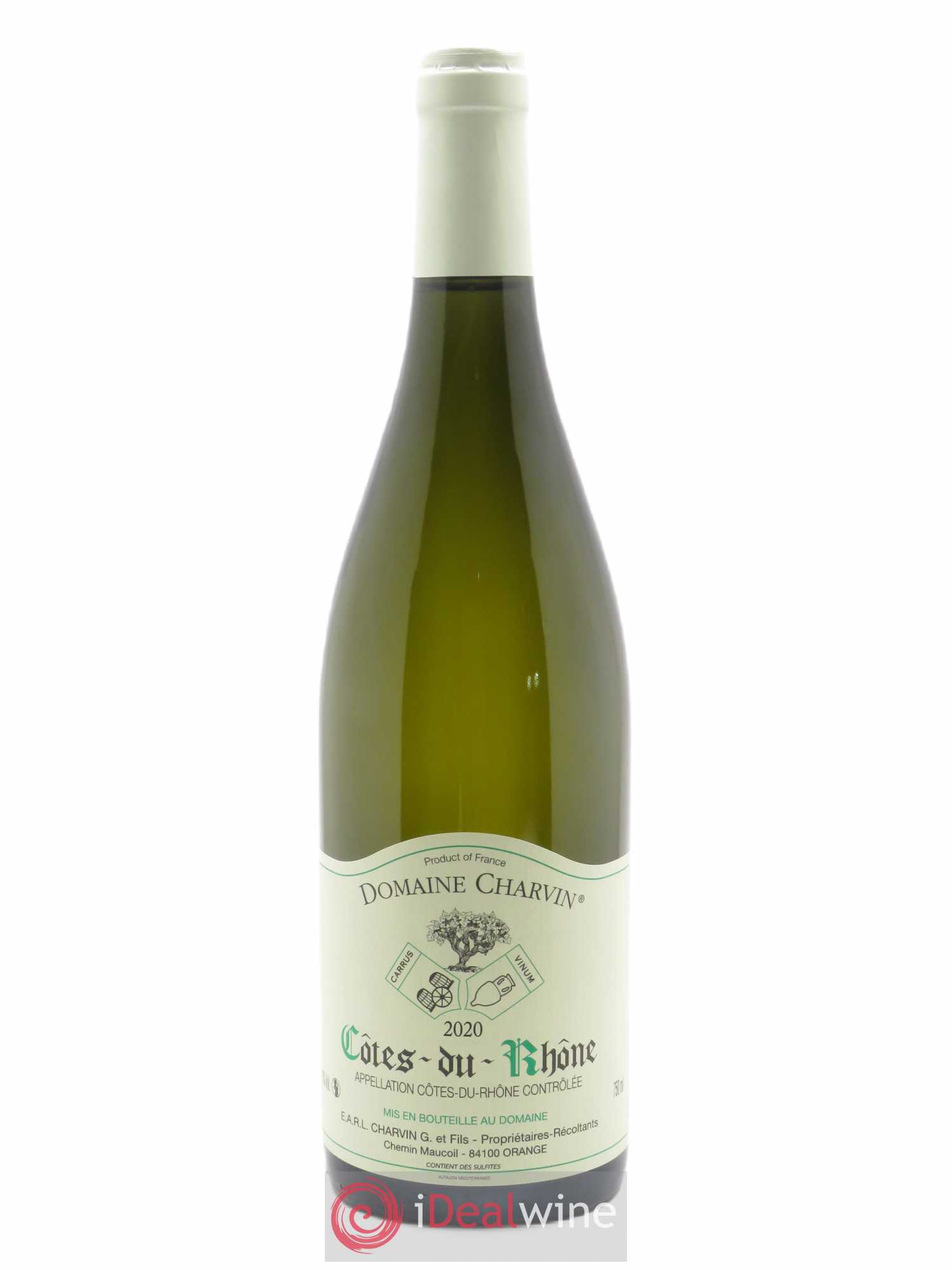 Côtes-du-Rhône Charvin (Domaine) 2020 - Lot de 1 bouteille - 0