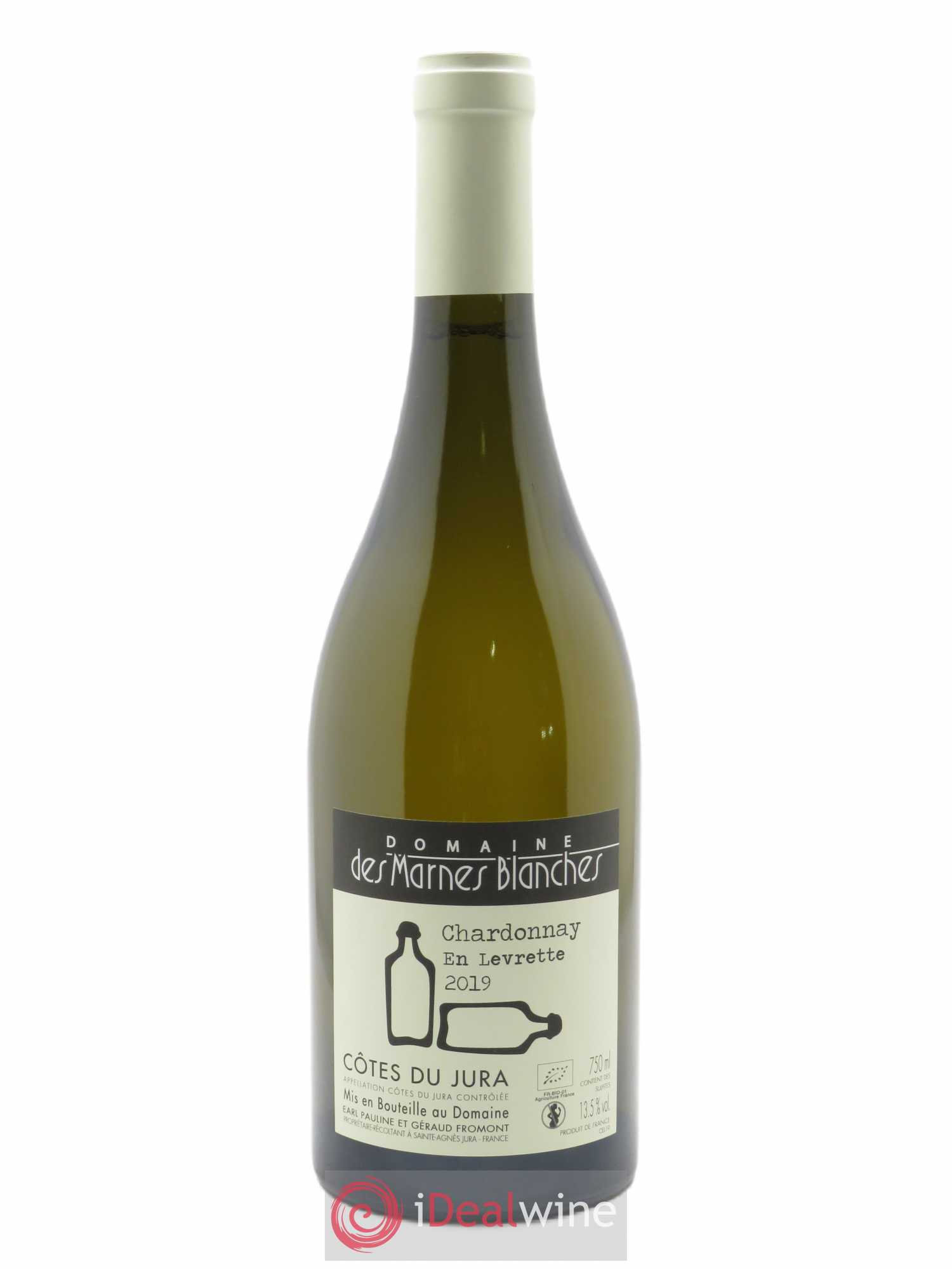 Côtes du Jura En Levrette Marnes Blanches (Domaine des) 2019 - Lot de 1 bouteille - 0