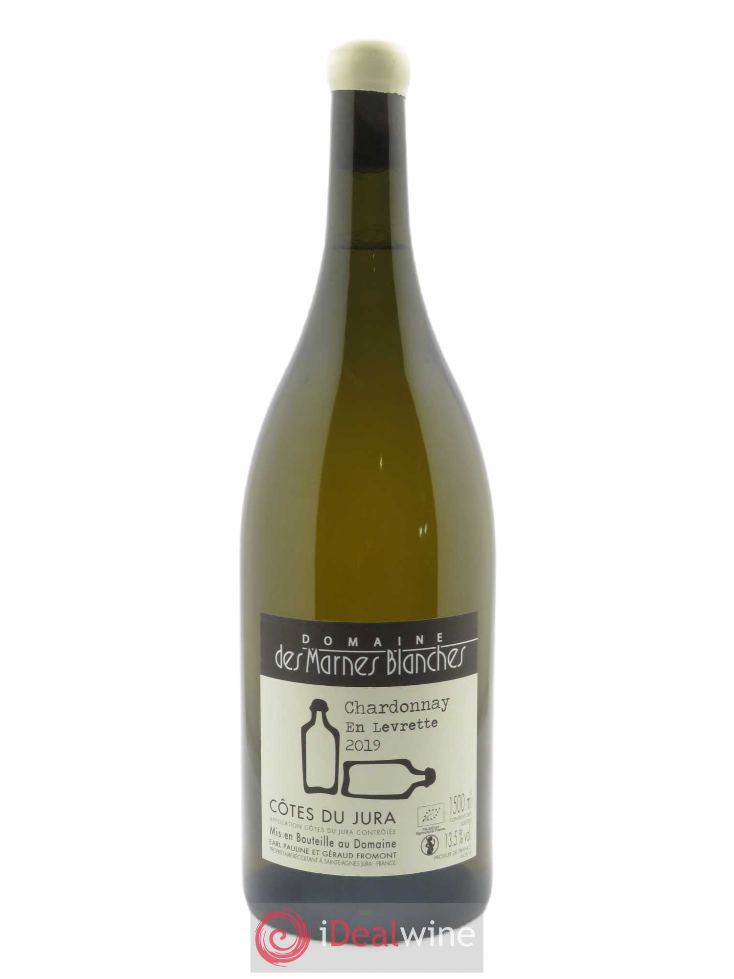 Côtes du Jura En Levrette Marnes Blanches (Domaine des) 2019 - Lot de 1 magnum - 0