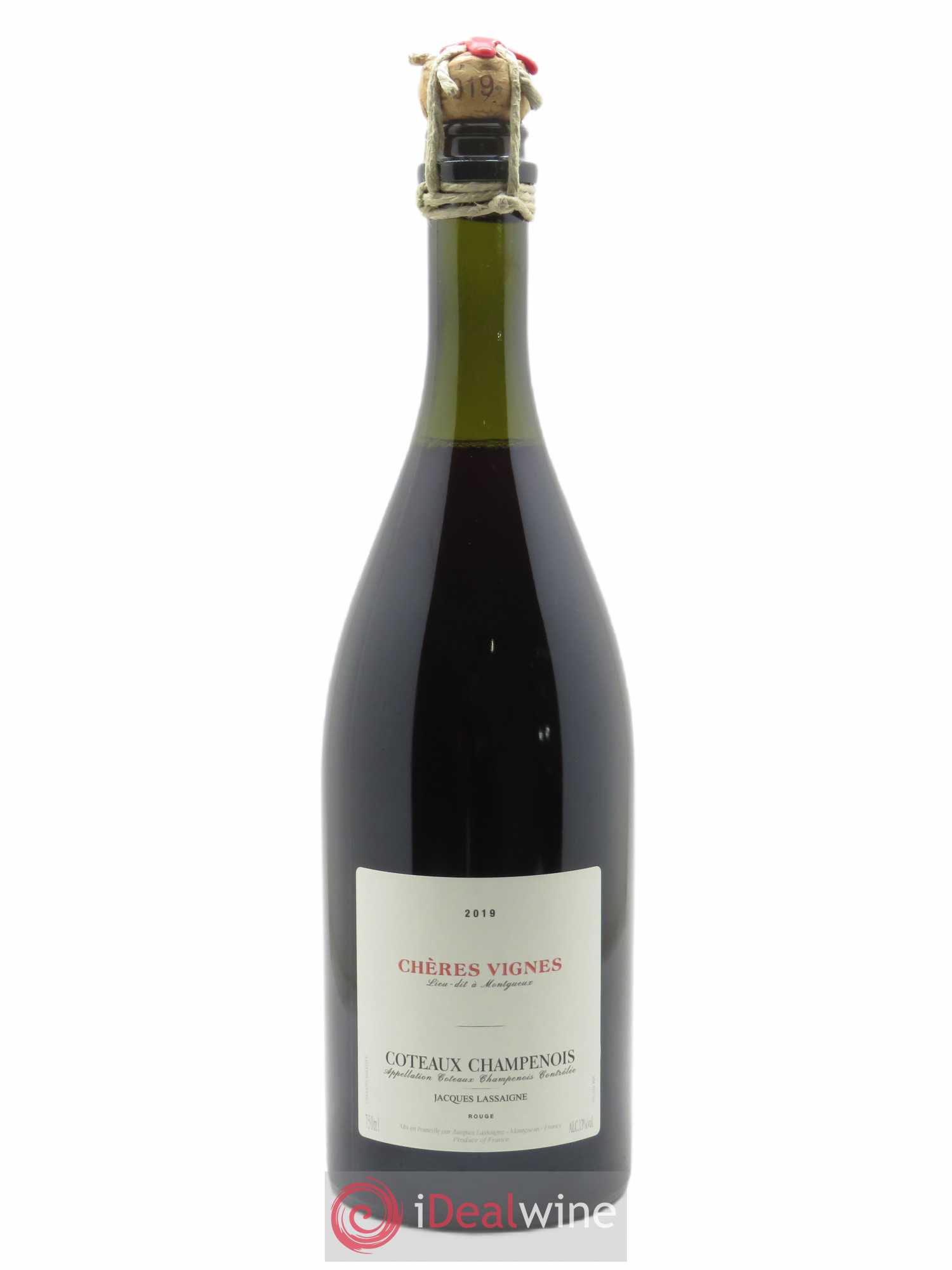 Coteaux Champenois Rouge Jacques Lassaigne 2019 - Lot de 1 bouteille - 0