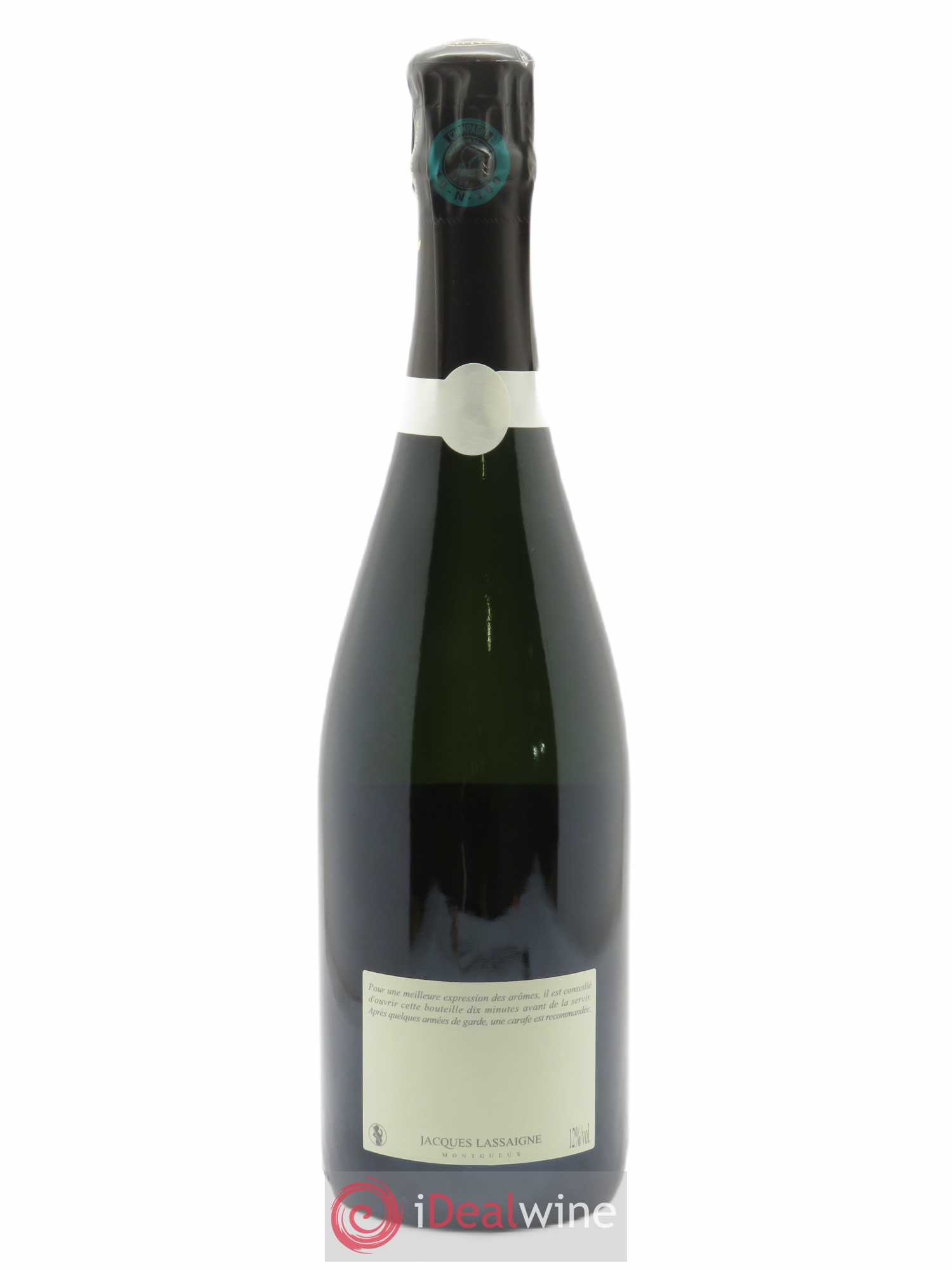 Blanc de Blancs millésimé Brut Nature Jacques Lassaigne 2012 - Lot de 1 bouteille - 1