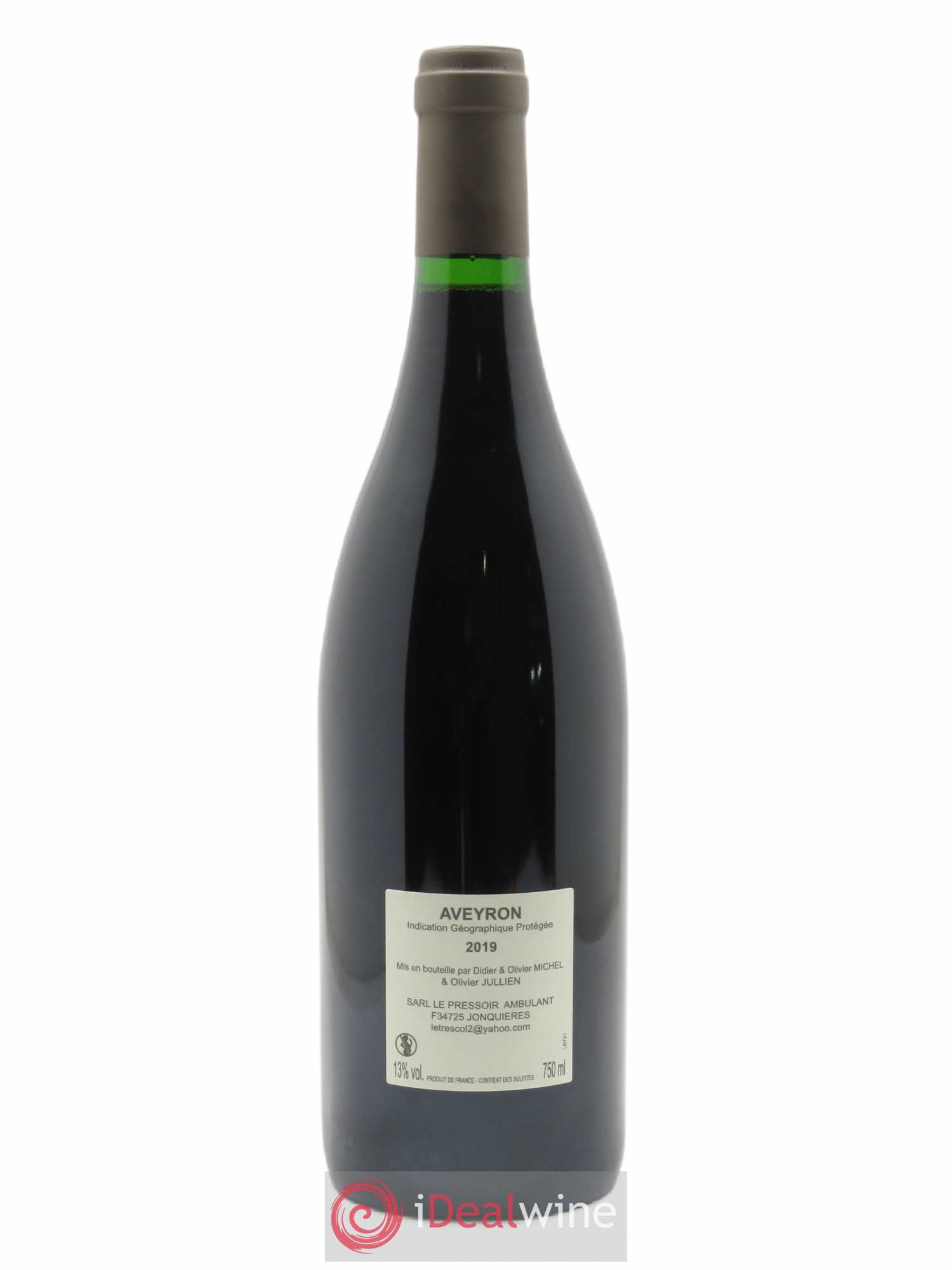 Aveyron Mas Jullien Le Trescol Olivier Jullien 2019 - Lot of 1 bottle - 1