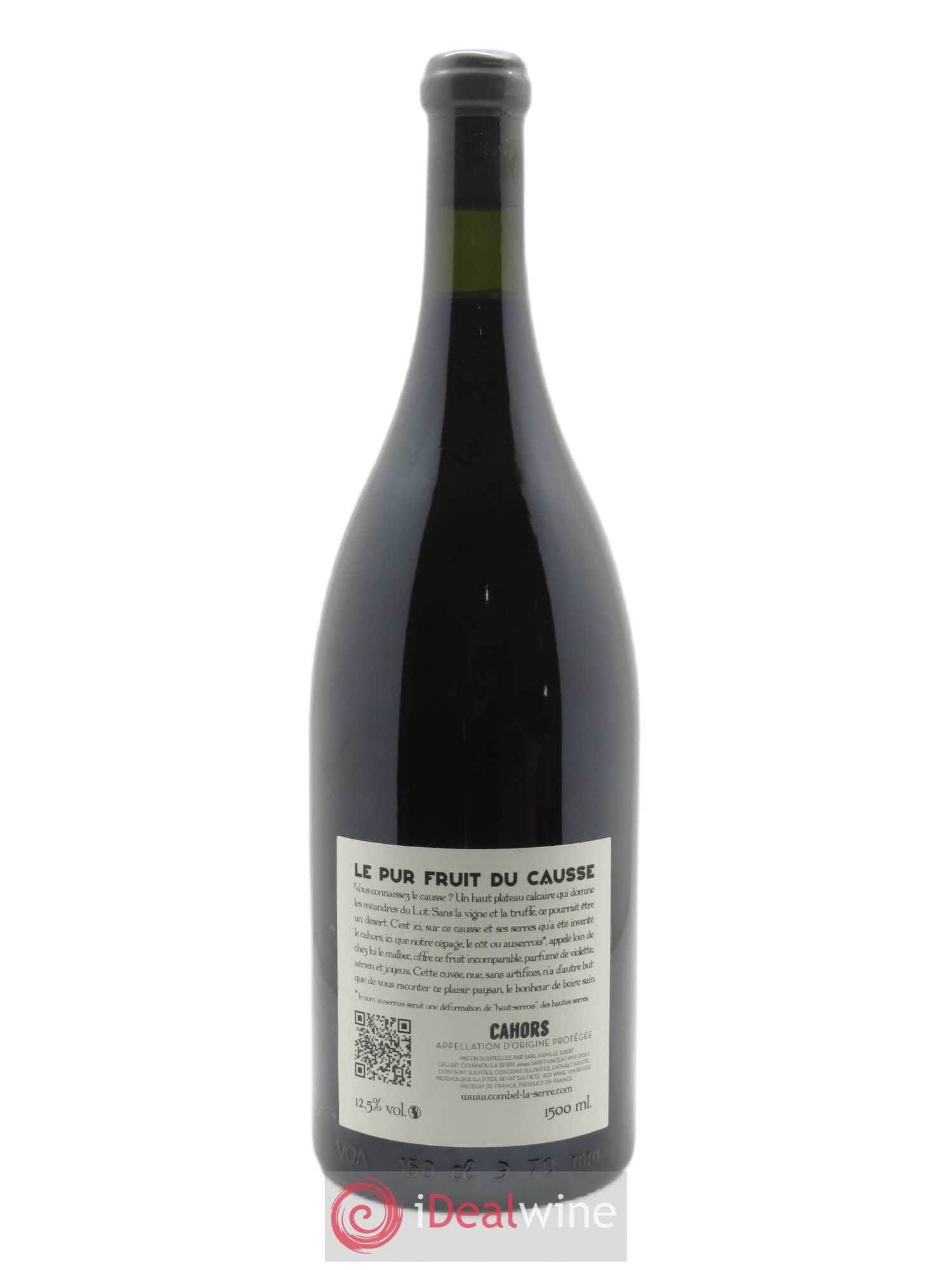 Cahors  Le Pur Fruit du Causse Château Combel La Serre 2019 - Lot de 1 magnum - 1
