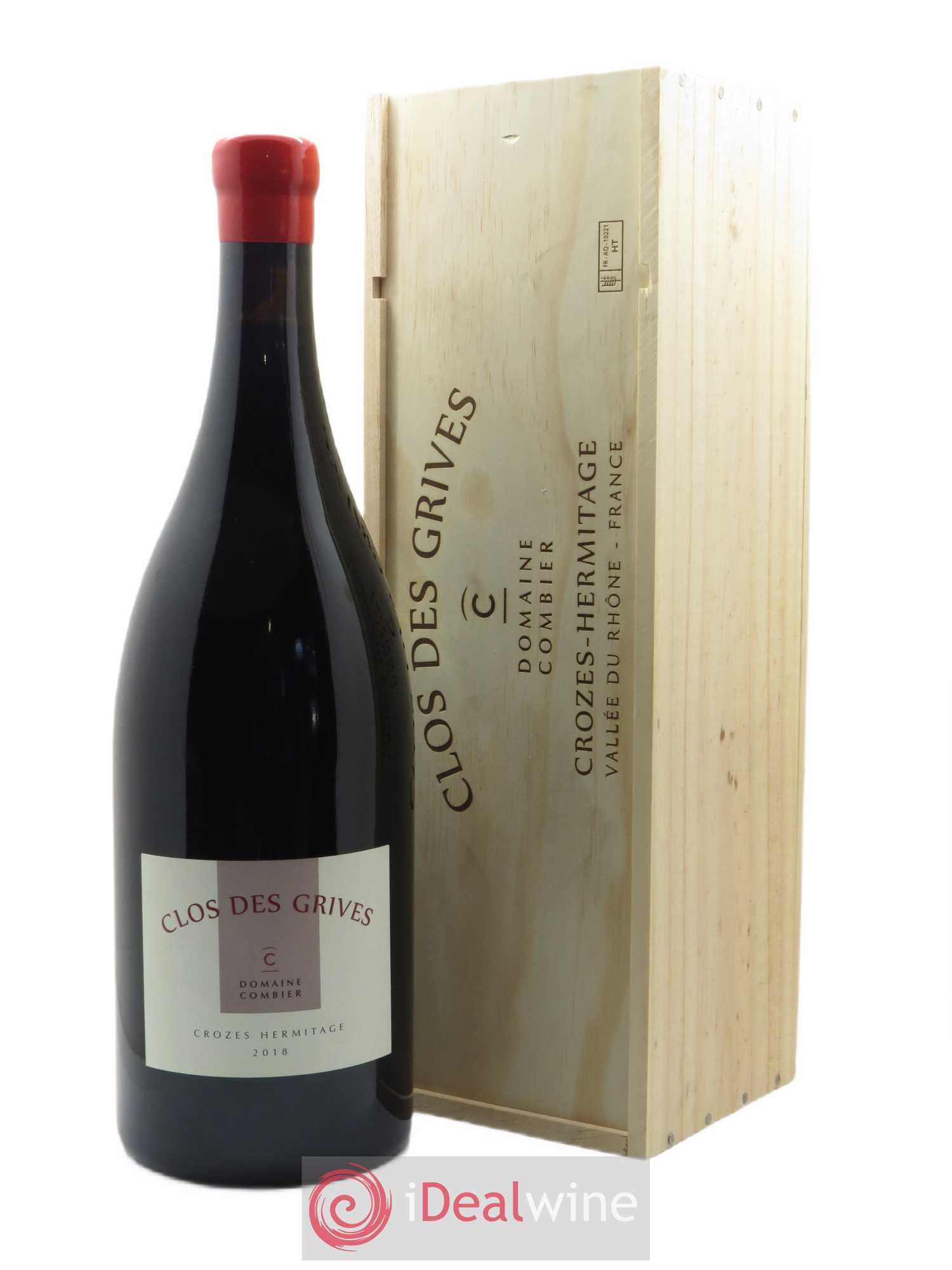 Crozes-Hermitage Clos des Grives Combier 2018 - Lot de 1 double magnum - 0