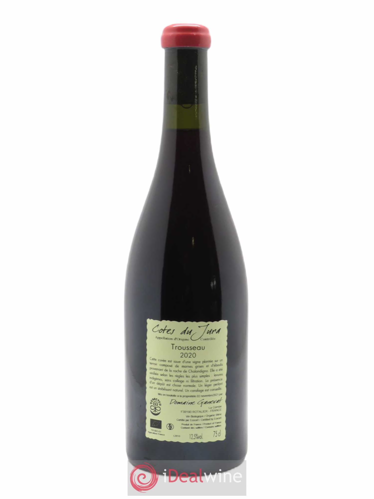 Côtes du Jura Plein Sud Jean-François Ganevat (Domaine) 2020 - Lot de 1 bouteille - 1