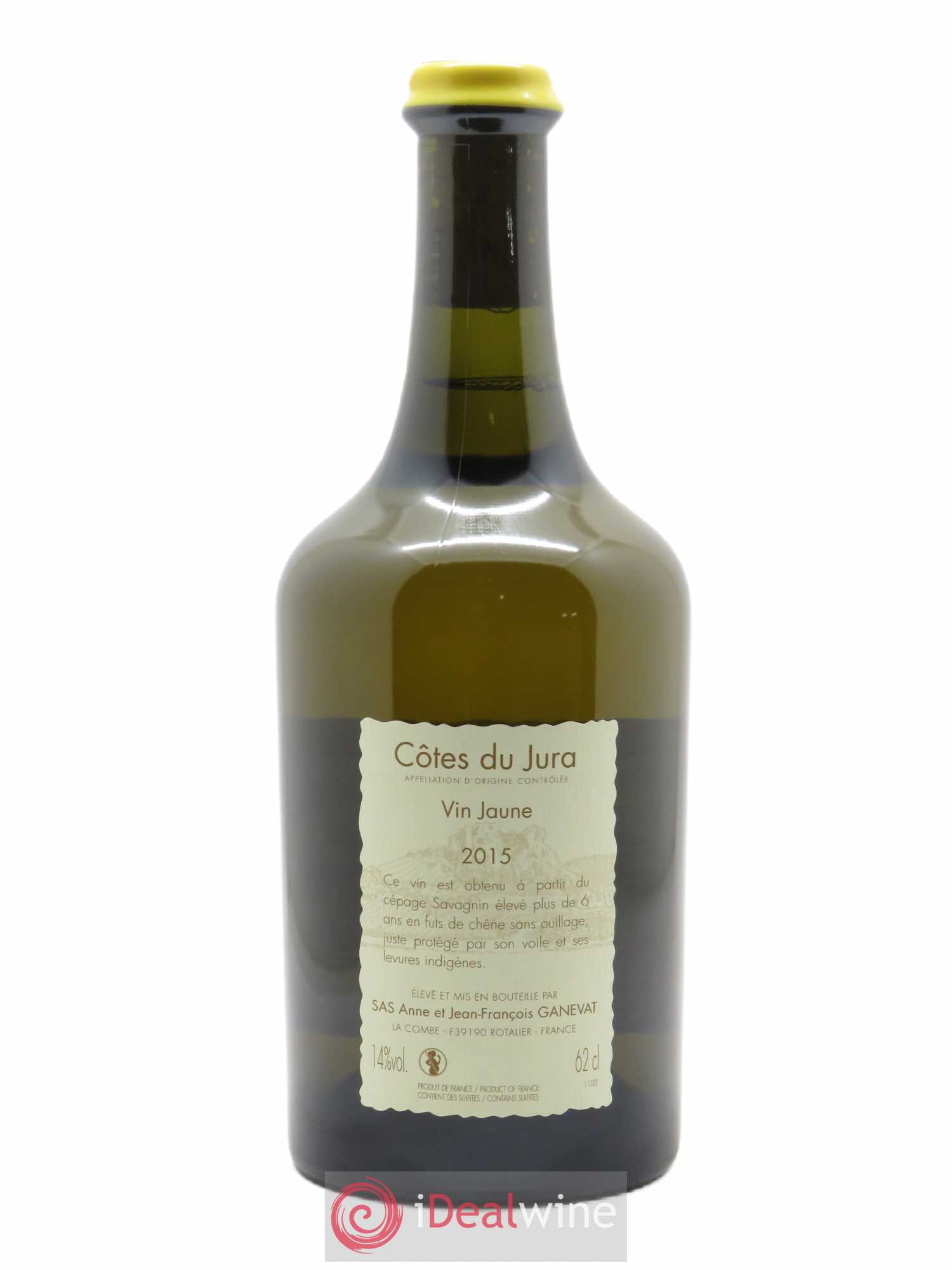 Côtes du Jura Vin Jaune Anne et Jean François Ganevat (62cl) 2015 - Lot de 1 bouteille - 1