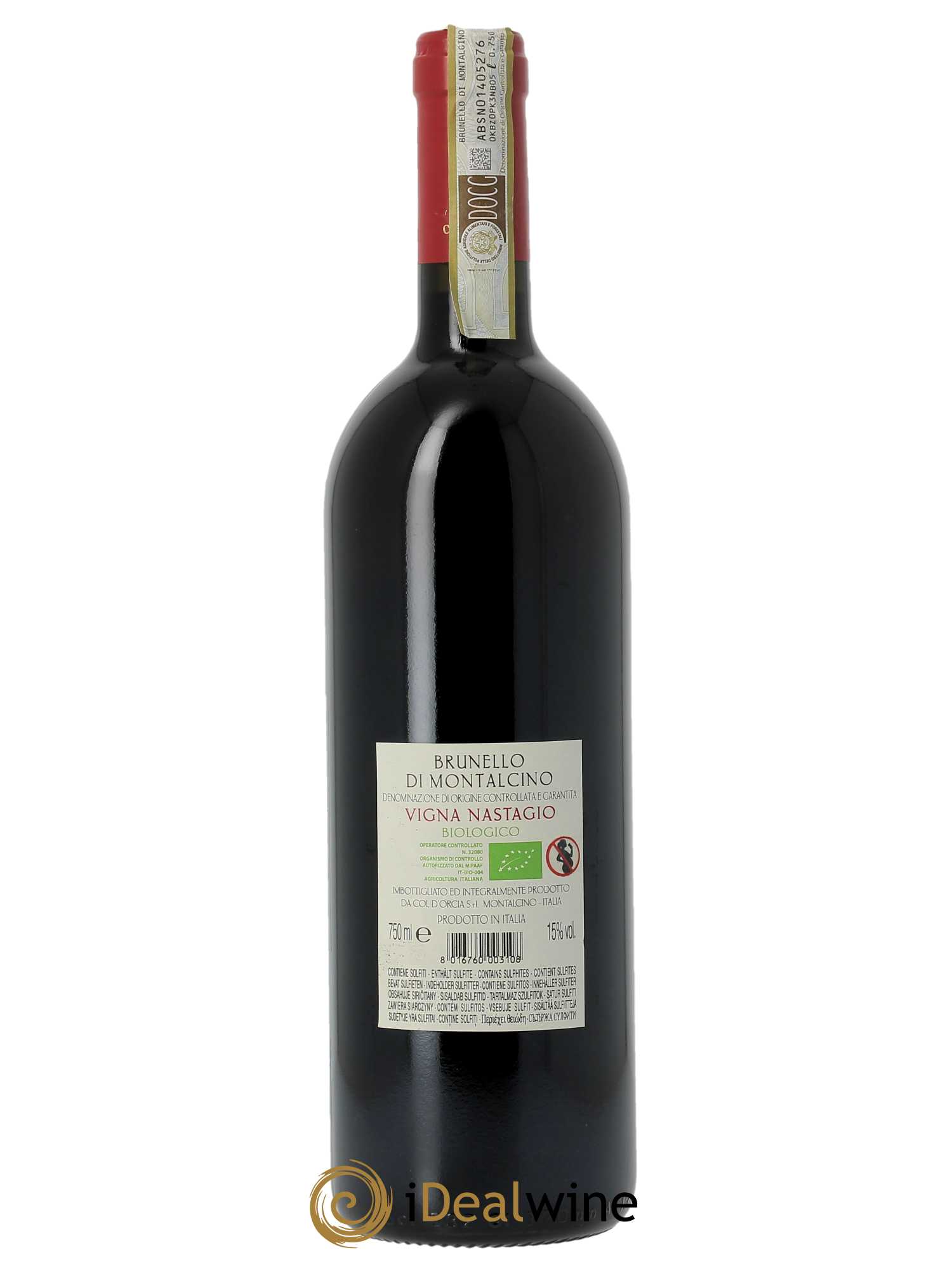 Brunello di Montalcino DOCG Podere Nastagio Tenuta Col d'Orcia 2016 - Lot of 1 bottle - 1