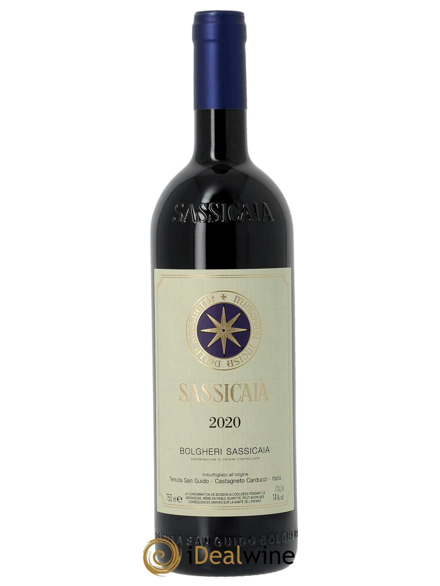 Bolgheri DOC Sassicaia Tenuta San Guido (OWC if 6 bt) 2020 - Lot of 1 bottle - 0