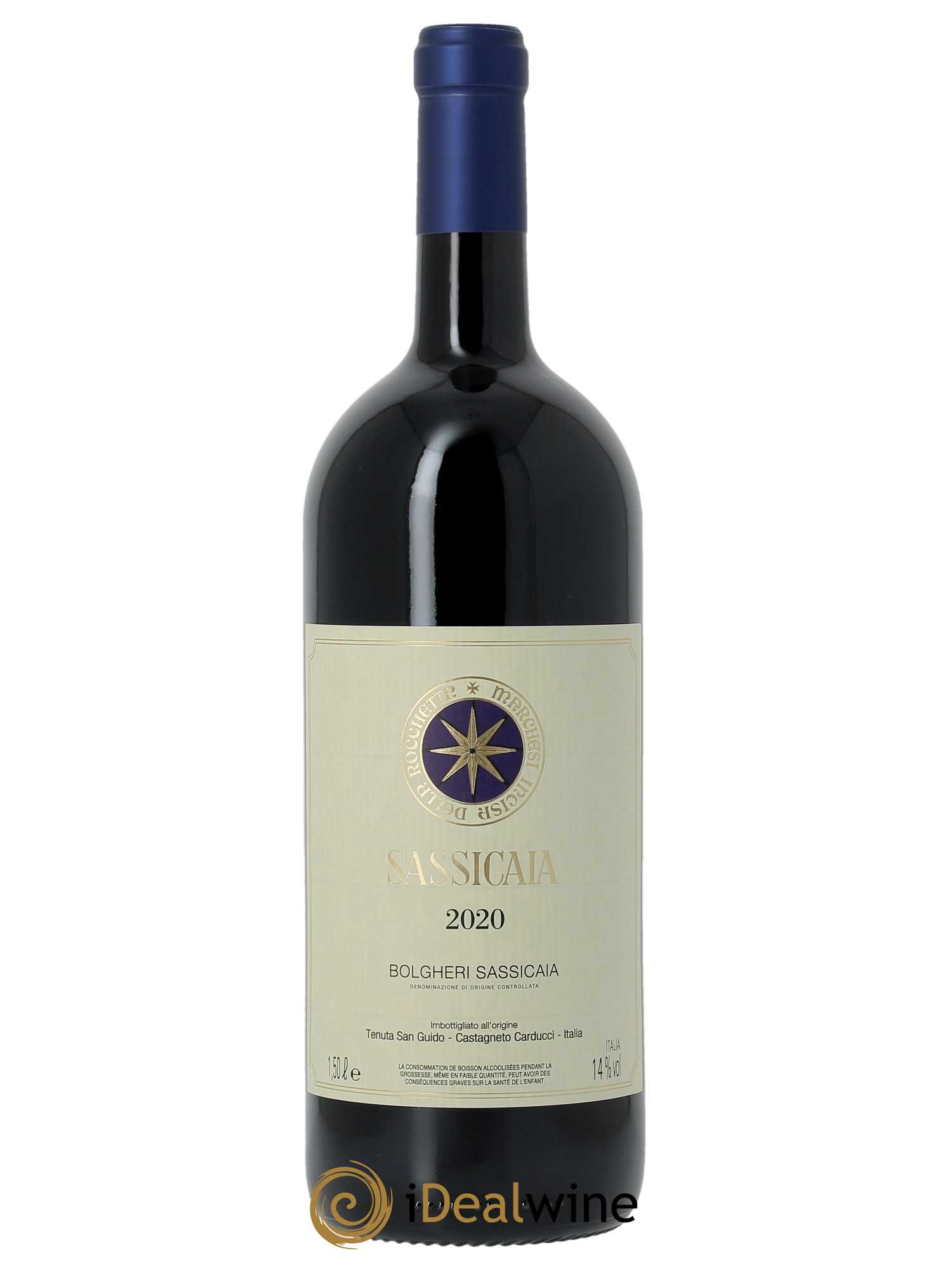Bolgheri DOC Sassicaia Tenuta San Guido 2020 - Lot of 1 magnum - 0