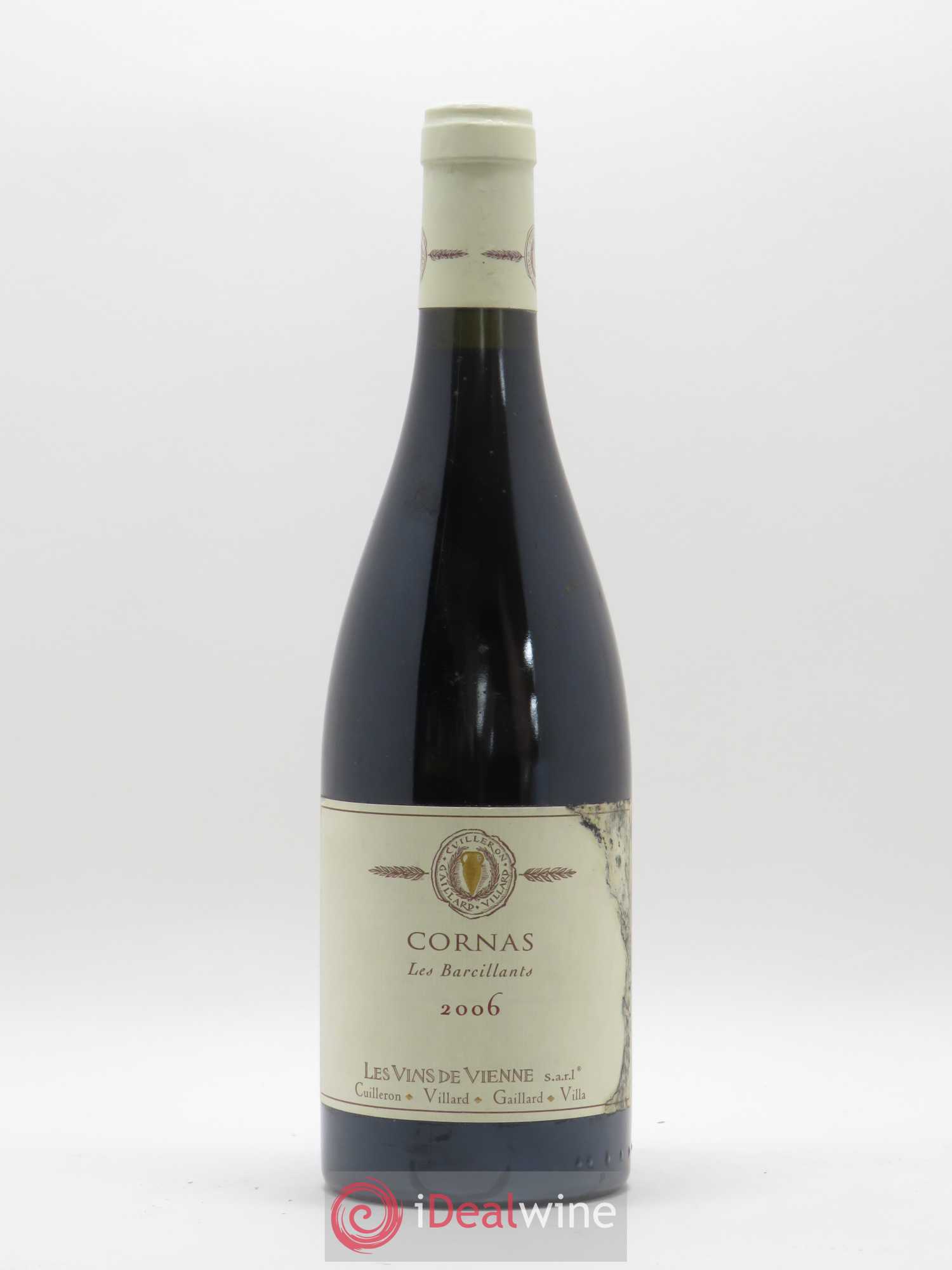Cornas Les Bareillants Les Vins de Vienne Cuilleron Gaillard Villard 2006 - Posten von 1 Flasche - 0