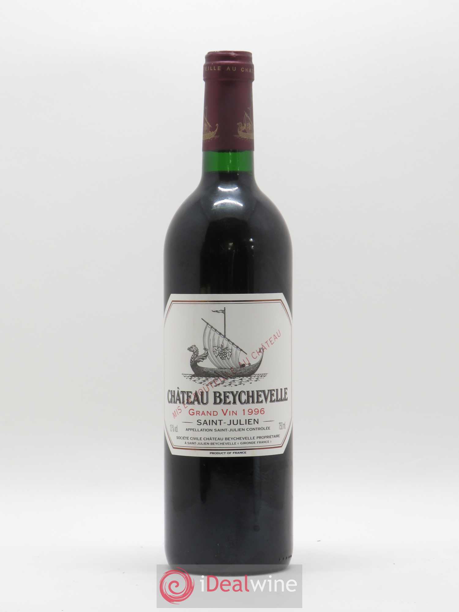 Château Beychevelle 4ème Grand Cru Classé 1996 - Lot de 1 bouteille - 0