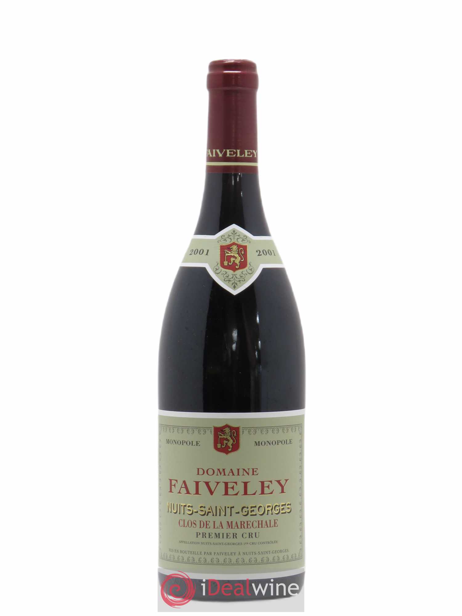 Nuits-Saint-Georges 1er Cru Clos de la Maréchale Faiveley 2001 - Lot de 1 bouteille - 0
