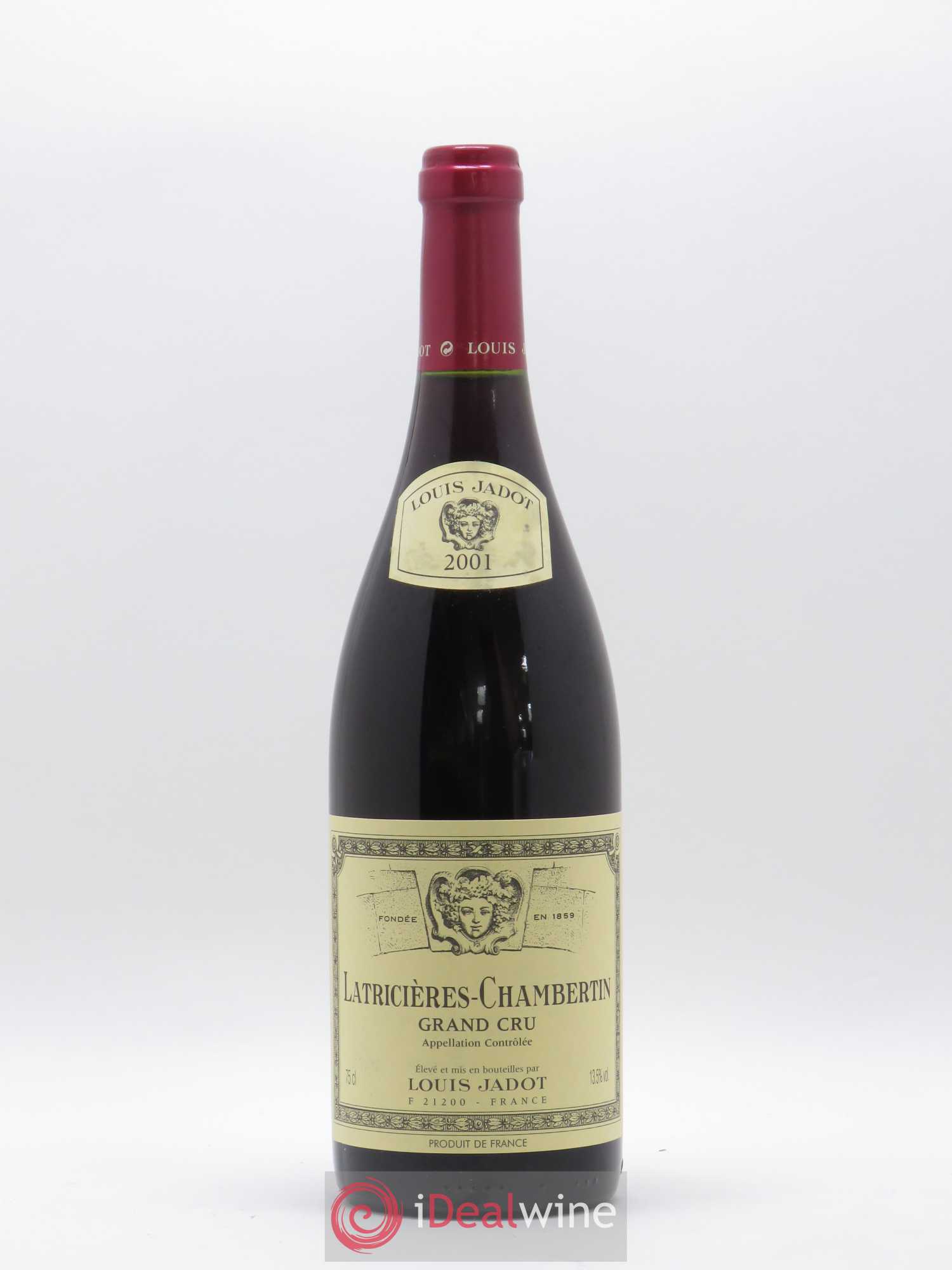 Latricières-Chambertin Grand Cru Maison Louis Jadot 2001 - Lot de 1 bouteille - 0