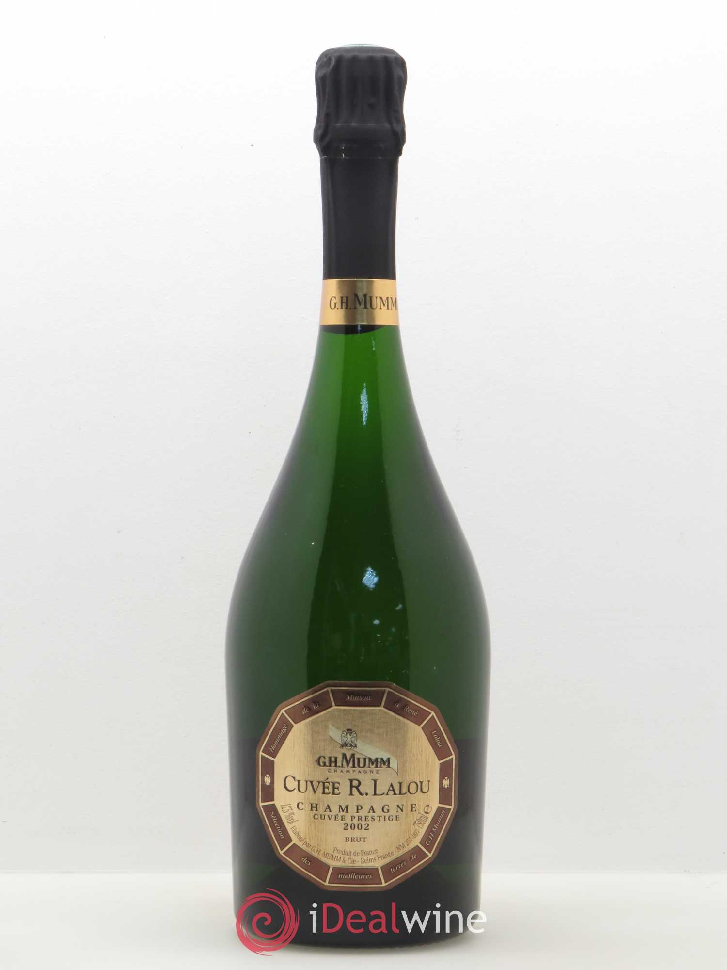René Lalou Mumm 2002 - Lot de 1 bouteille - 0