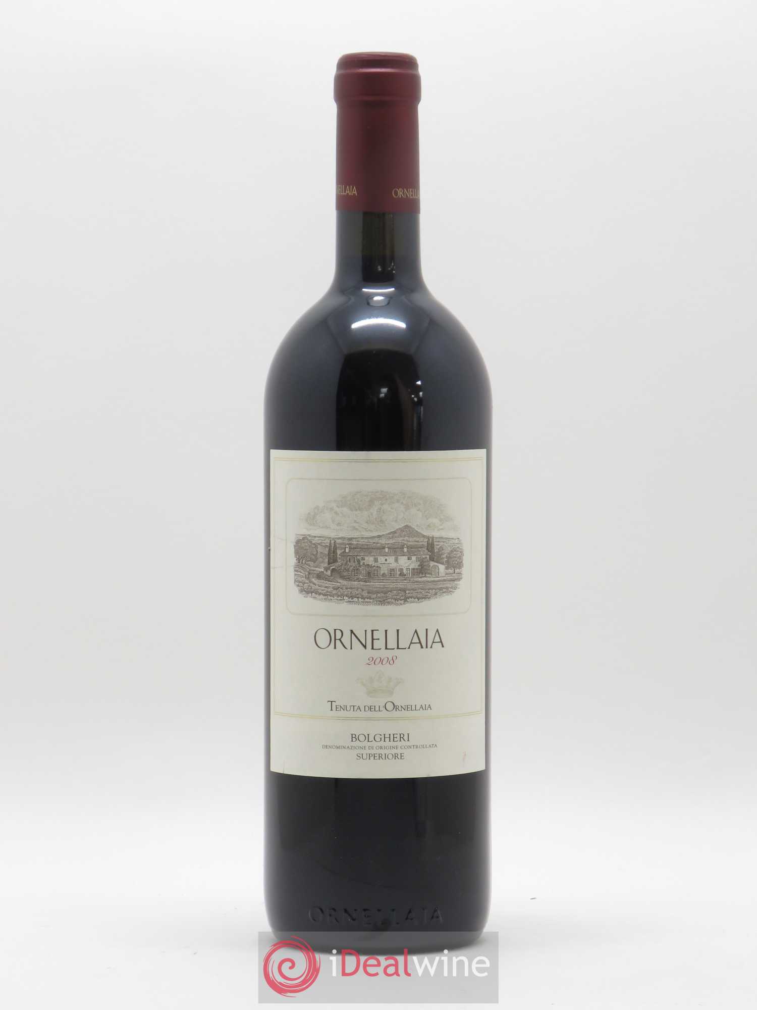 Bolgheri DOC Superiore Ornellaia Tenuta Dell'Ornellaia - Frescobaldi 2008 - Lot de 1 bouteille - 0
