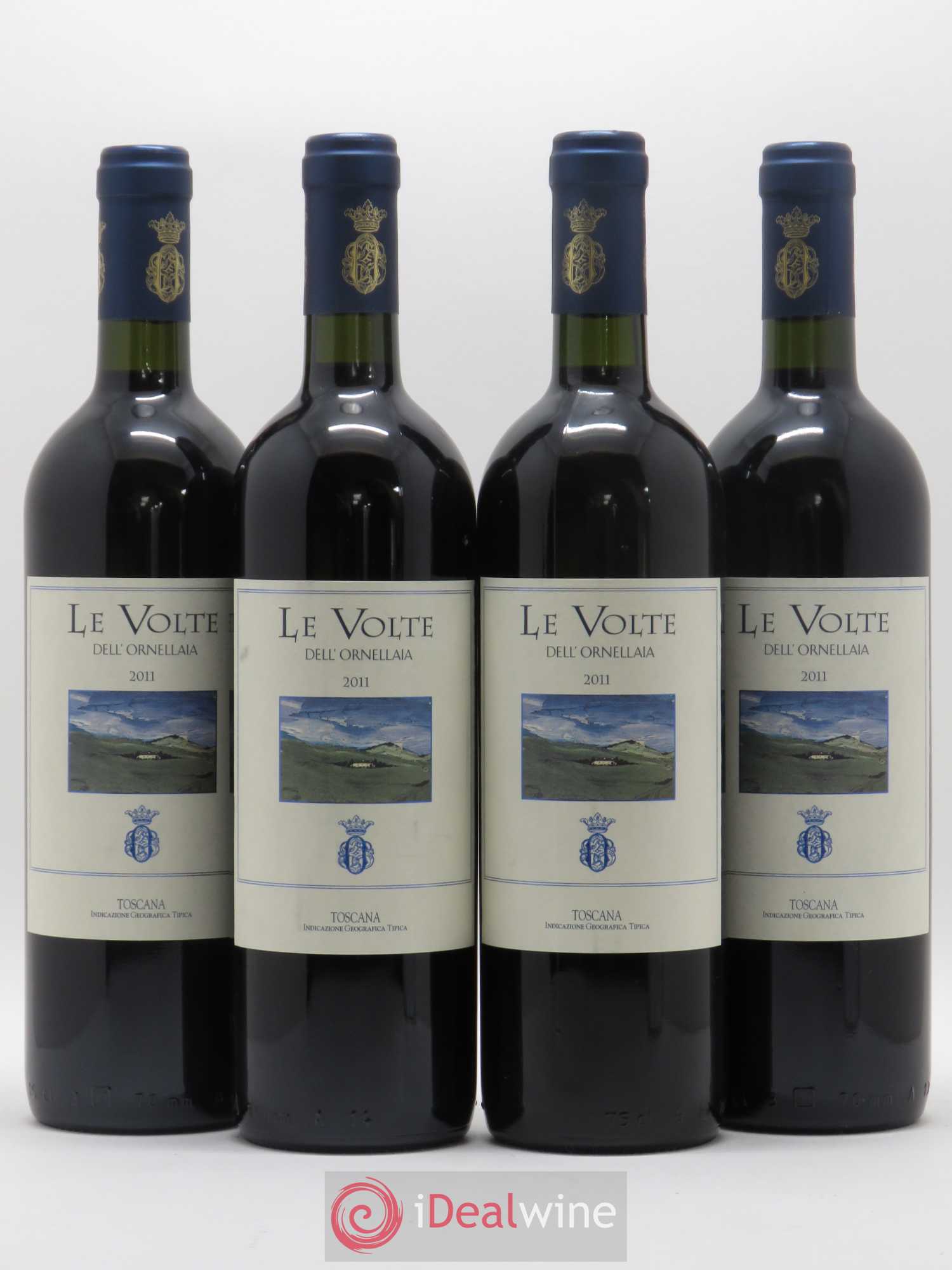 Toscana IGT Tenuta Dell'Ornellaia Le Volte dell'Ornellia Frescobaldi 2011 - Lot de 4 bouteilles - 0