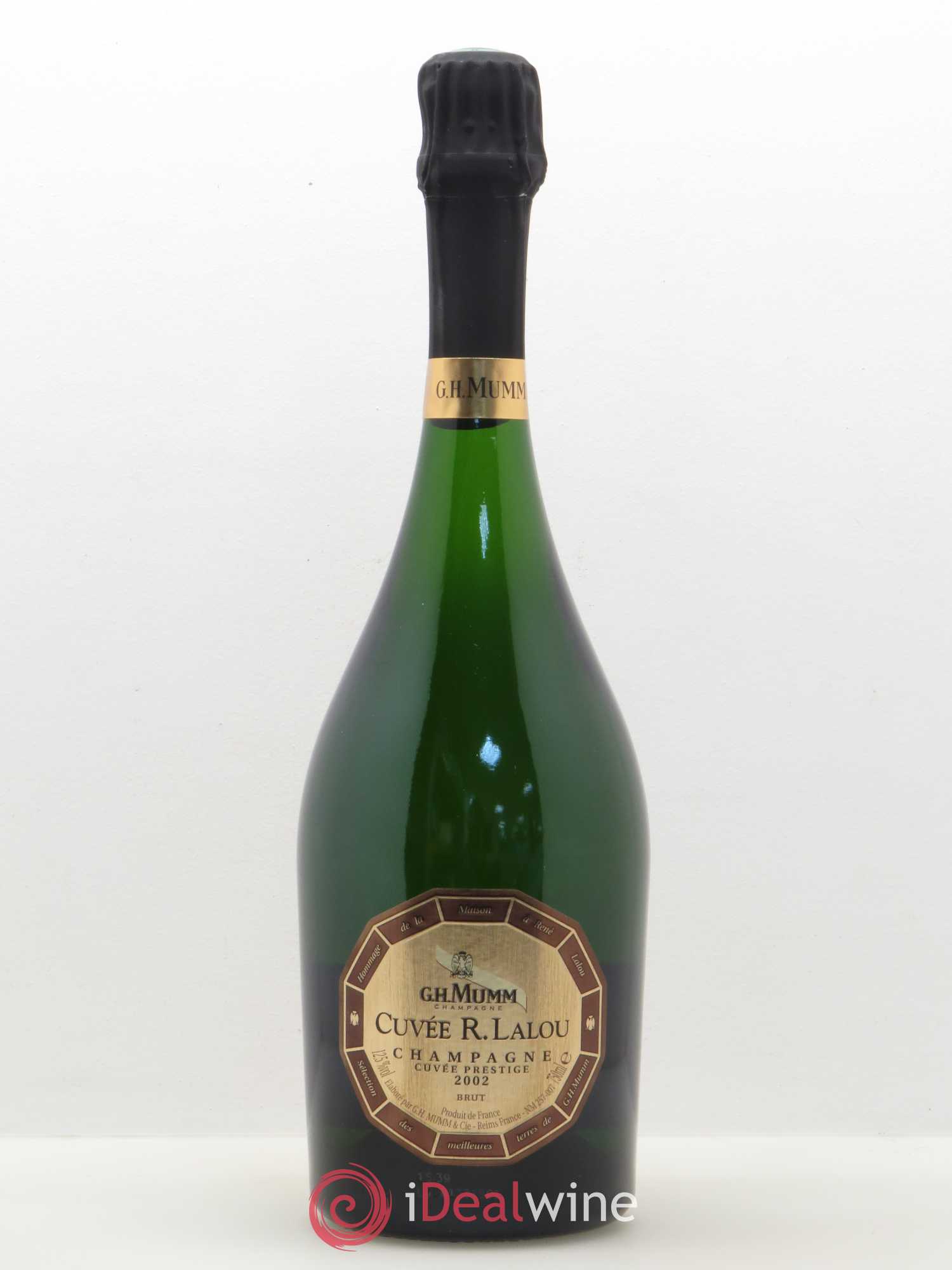 René Lalou Mumm 2002 - Lot de 1 bouteille - 0