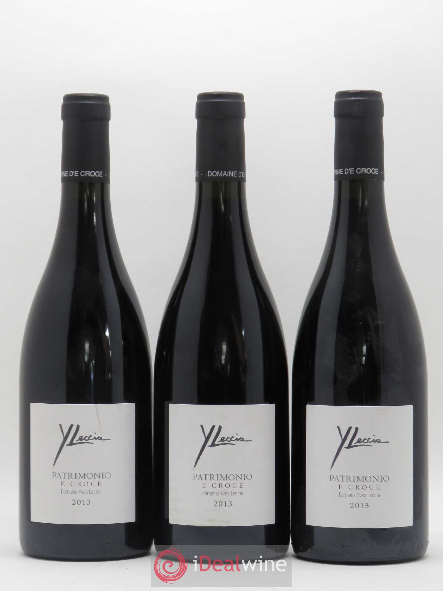 Patrimonio Domaine d' E. Croce Yves Leccia 2013 - Lot de 3 bouteilles - 0