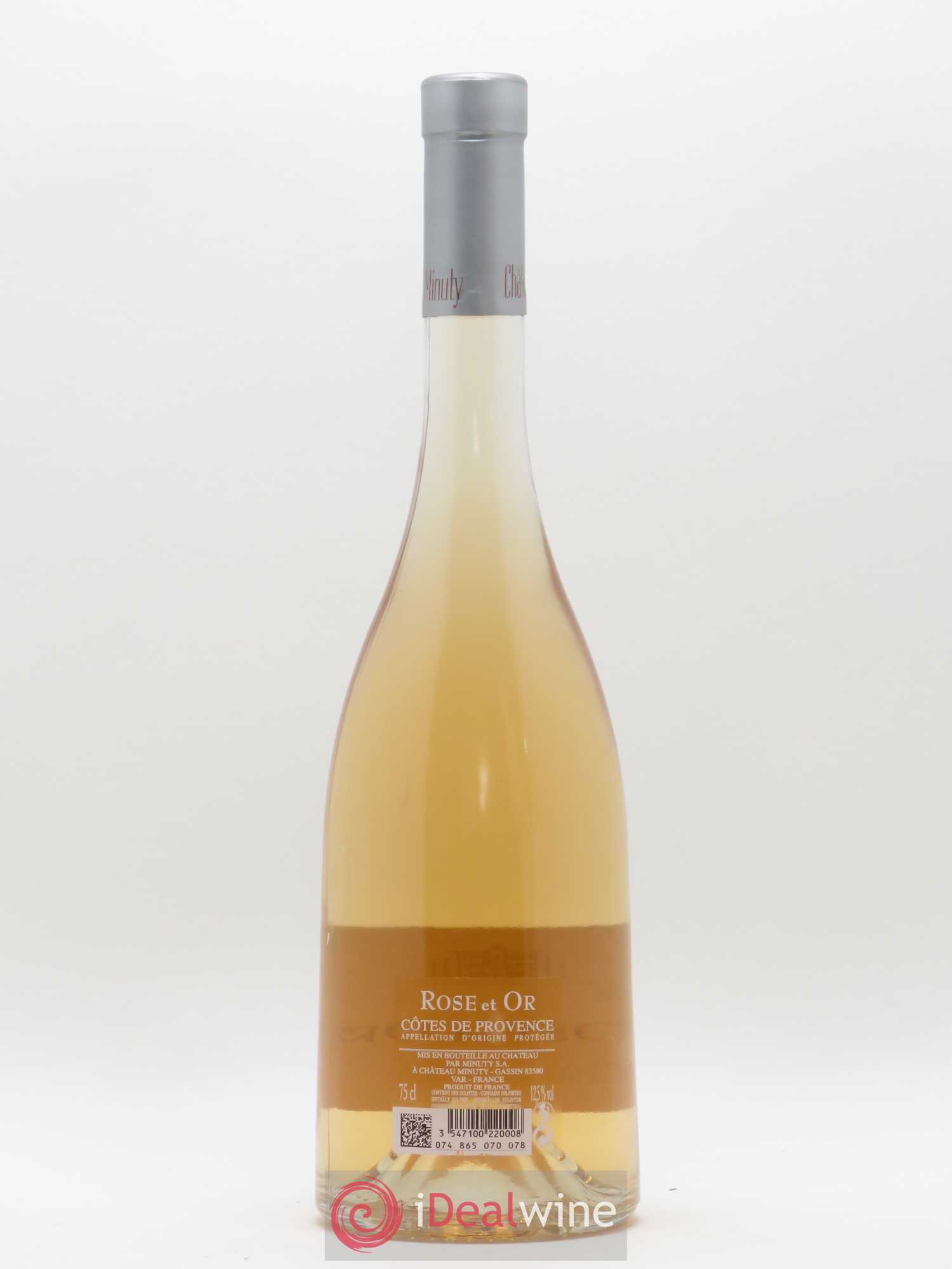 Côtes de Provence Rosé & Or Château Minuty  2018 - Posten von 1 Flasche - 1