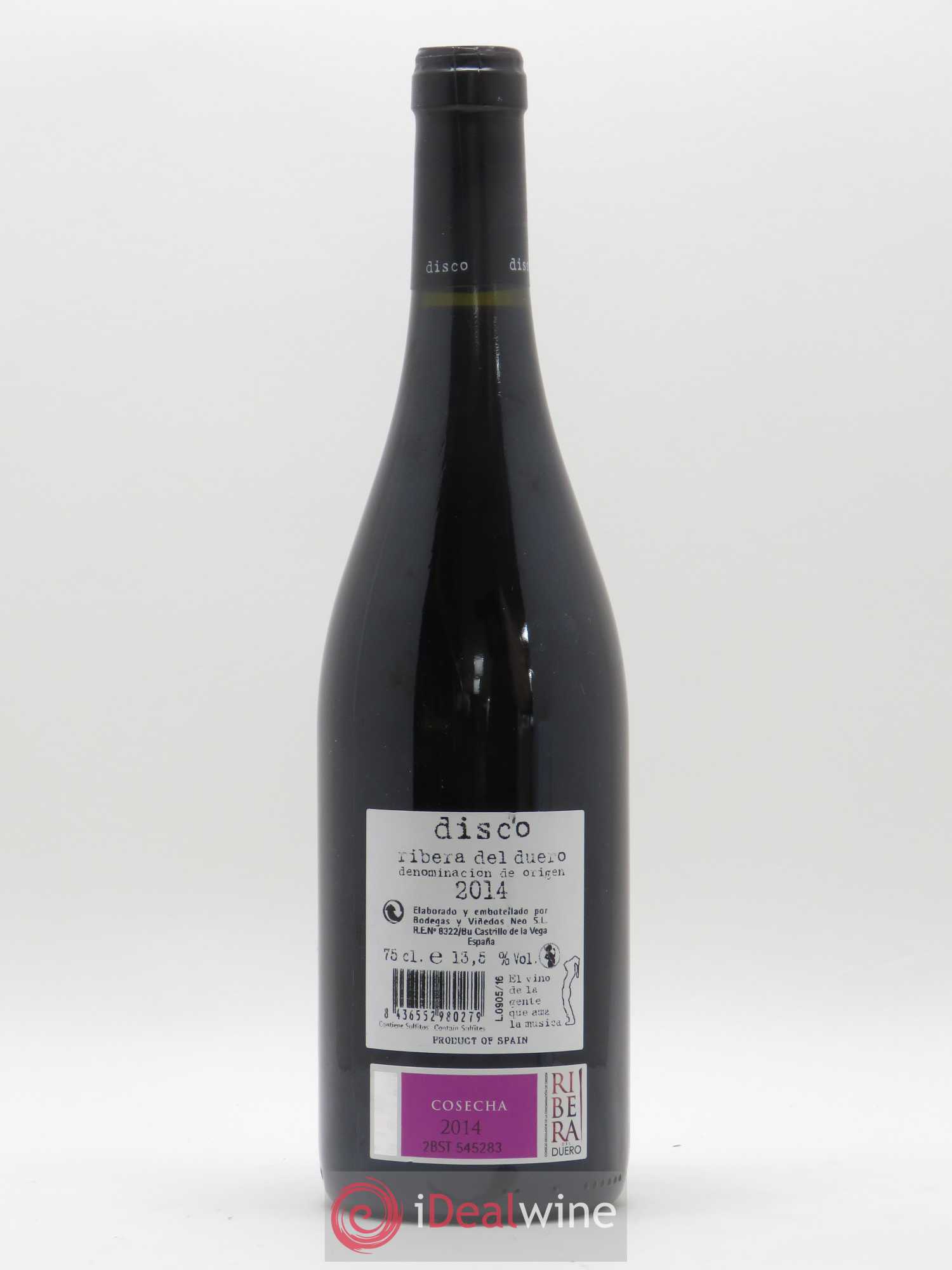 Ribera Del Duero DO Disco Bodegas Y Vinedas Neo 2014 - Posten von 1 Flasche - 1