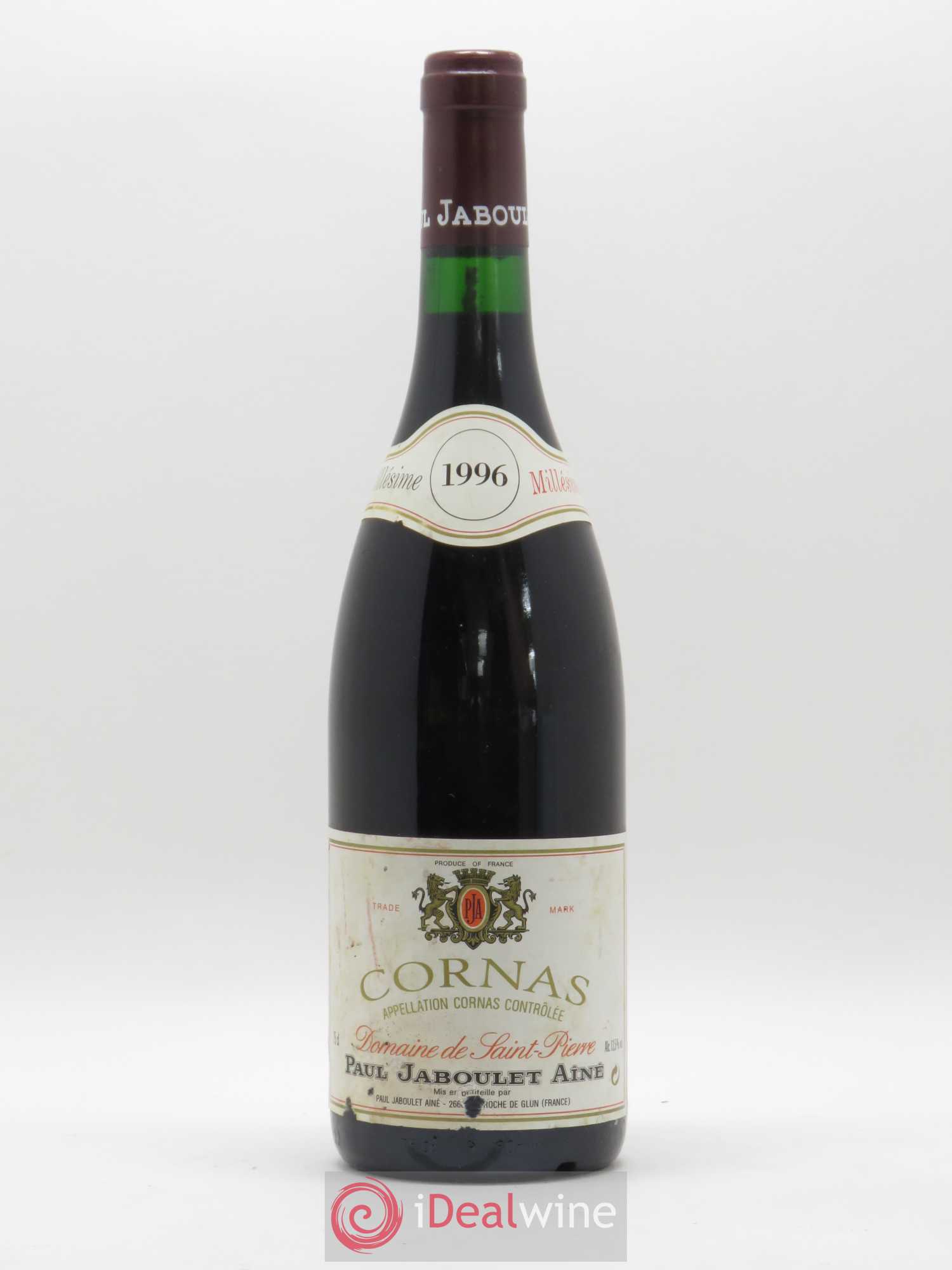 Cornas Domaine de Saint-Pierre Paul Jaboulet Ainé 1996 - Lot de 1 bouteille - 0