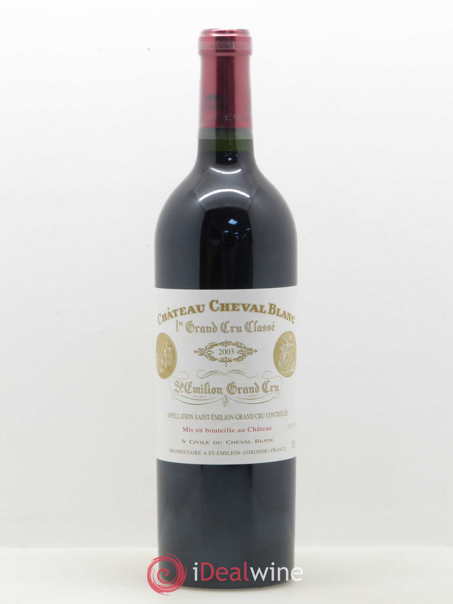 Château Cheval Blanc 1er Grand Cru Classé A 2003 - Lot de 1 bouteille - 0