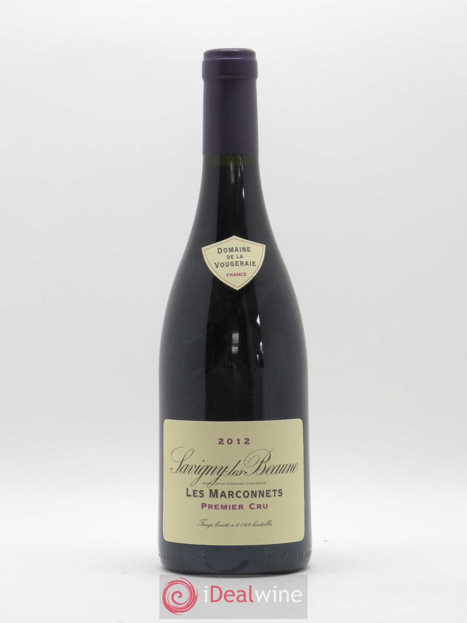 Savigny-lès-Beaune 1er Cru Les Marconnets La Vougeraie 2012 - Lot de 1 bouteille - 0
