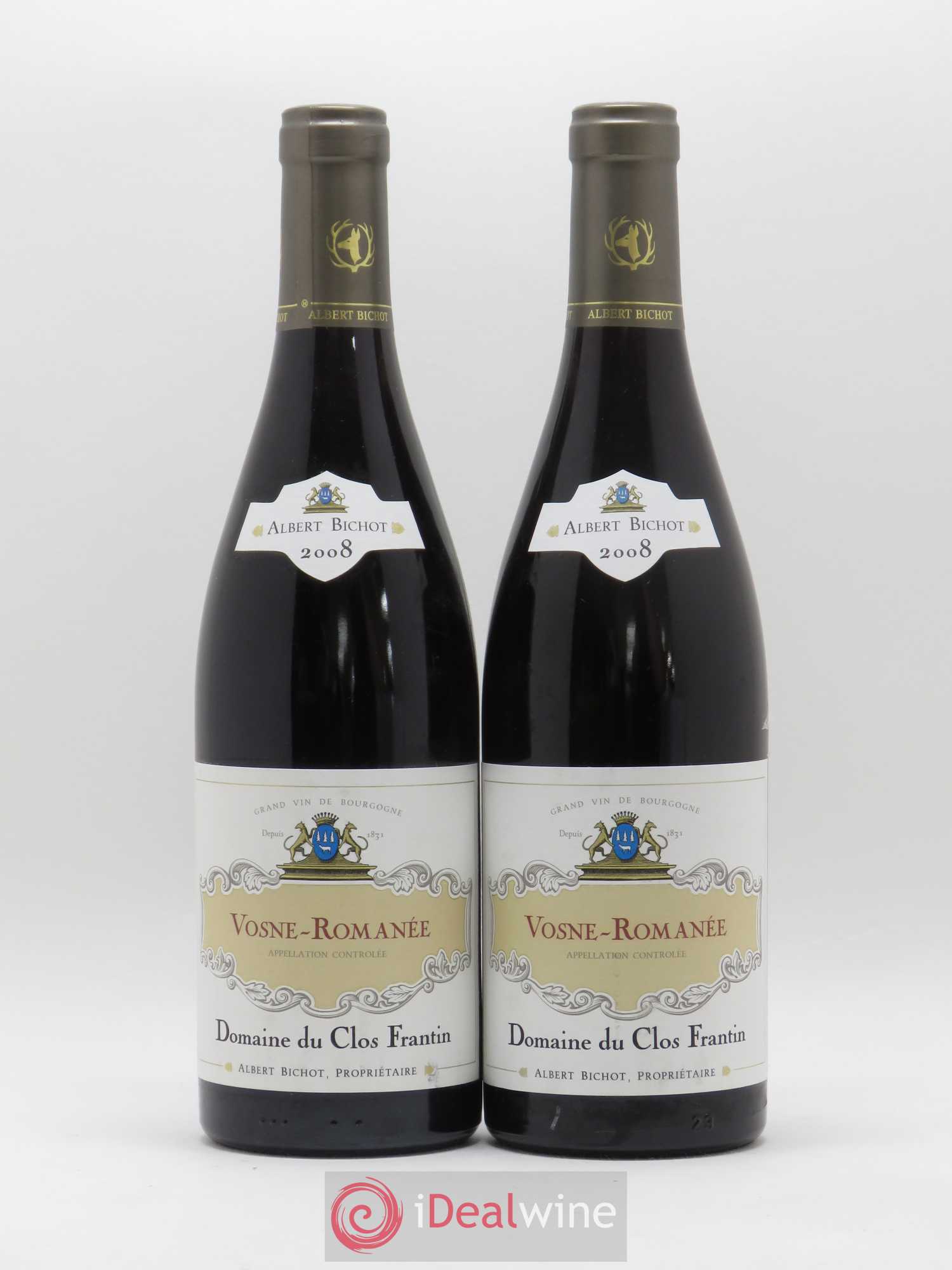 Vosne-Romanée Clos Frantin - Albert Bichot 2008 - Lot de 2 bouteilles - 0