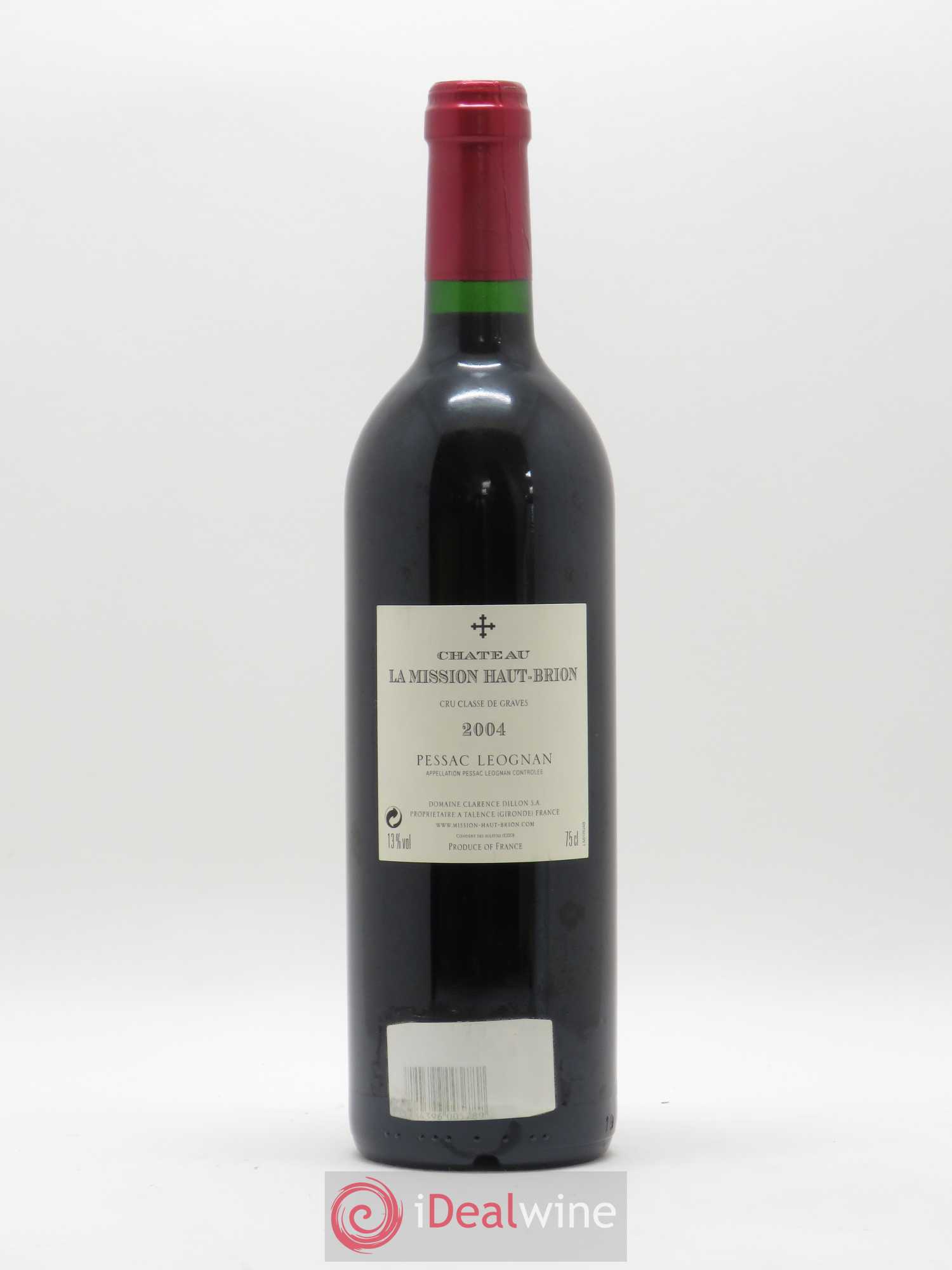 Château la Mission Haut-Brion Cru Classé de Graves 2004 - Lot de 1 bouteille - 1