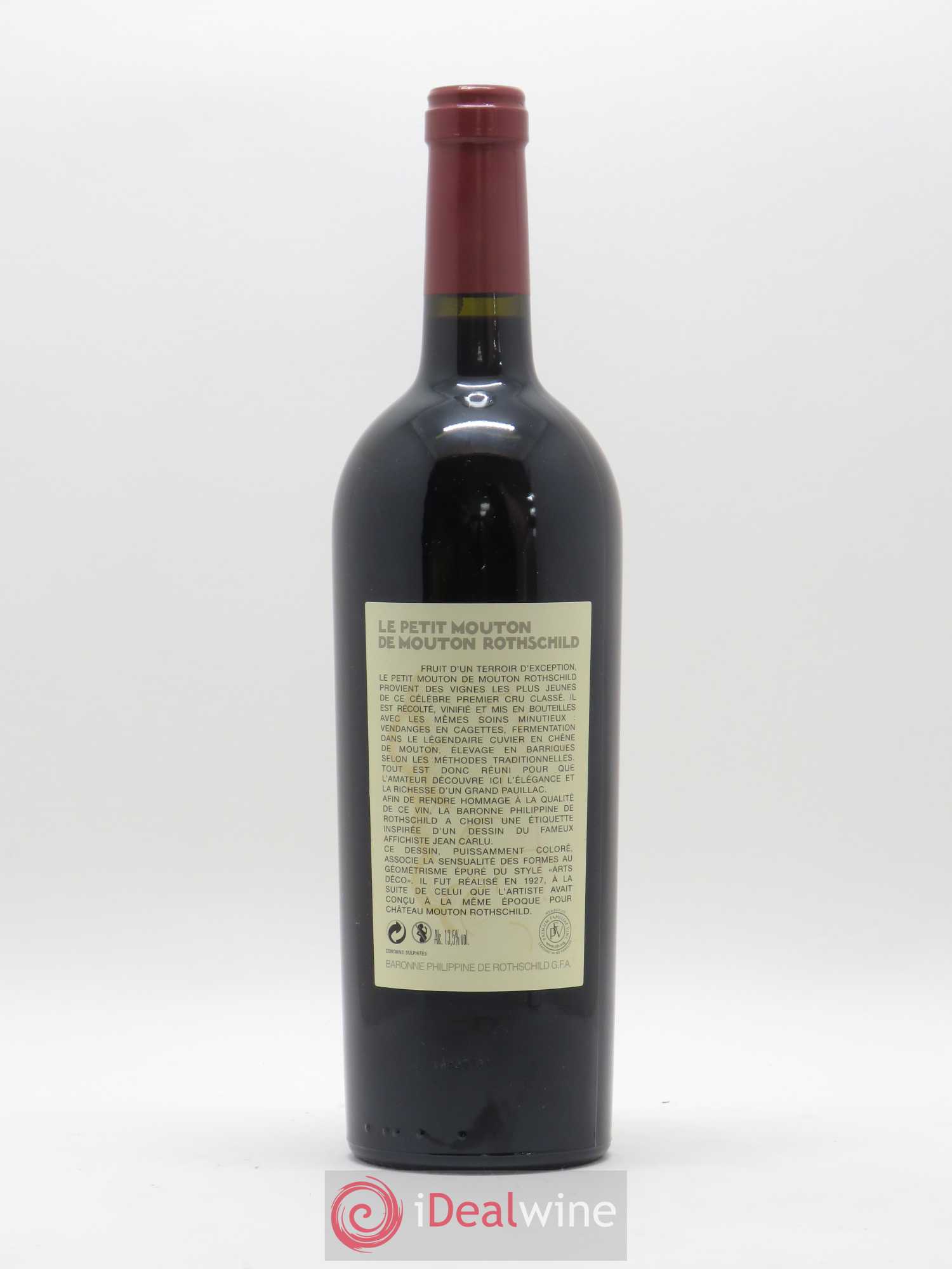 Petit Mouton Second Vin 2010 - Lot de 1 bouteille - 1