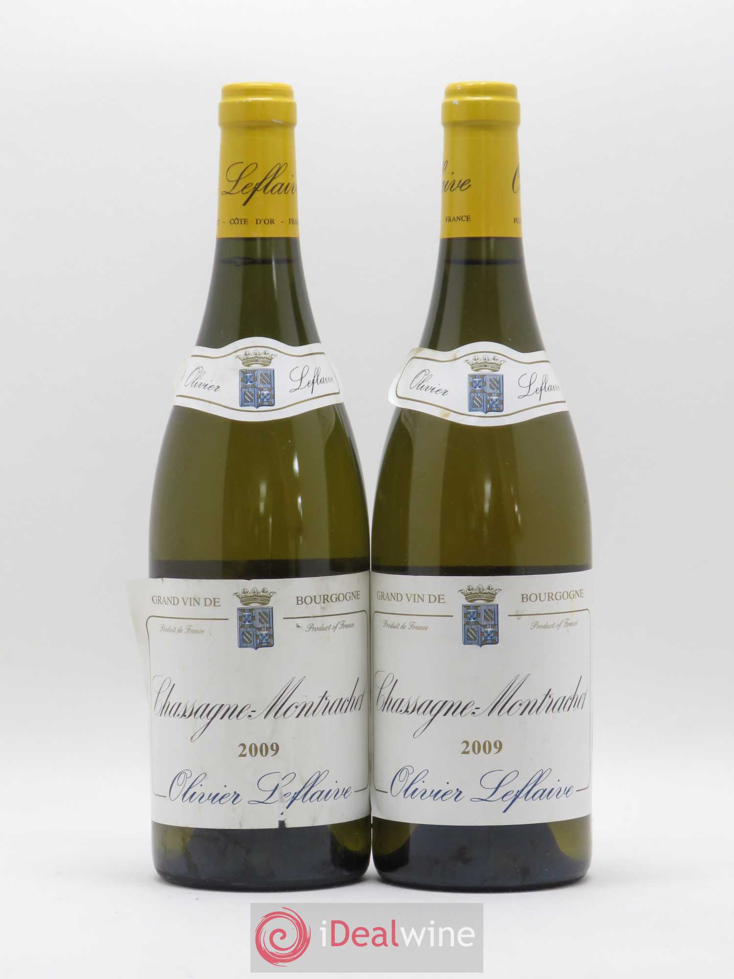 Chassagne-Montrachet Domaine Olivier Leflaive 2009 - Lot de 2 bouteilles - 0