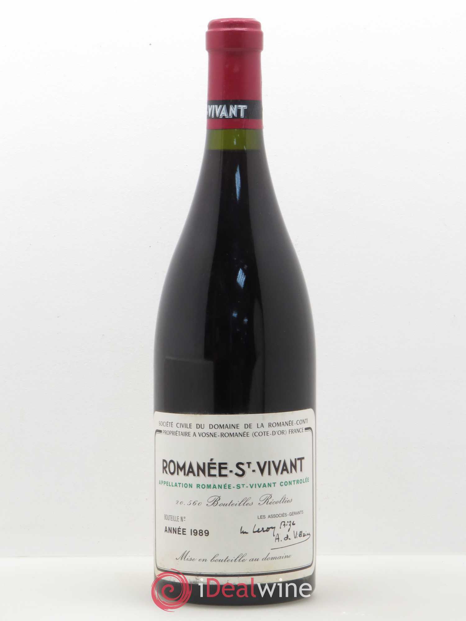 Romanée-Saint-Vivant Grand Cru Domaine de la Romanée-Conti 1989 - Lot de 1 bouteille - 0