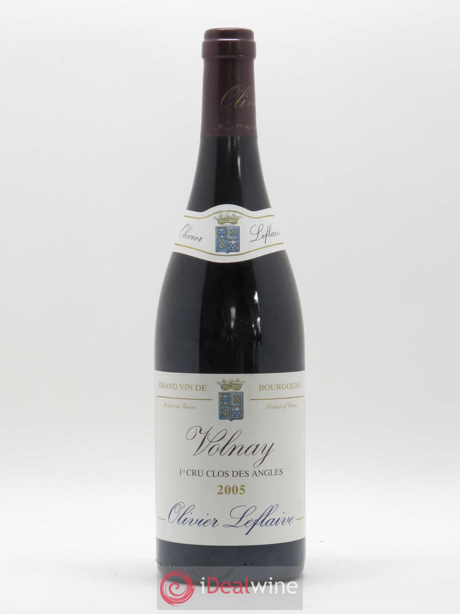 Volnay 1er Cru Clos des Angles Olivier Leflaive 2005 - Lot de 1 bouteille - 0