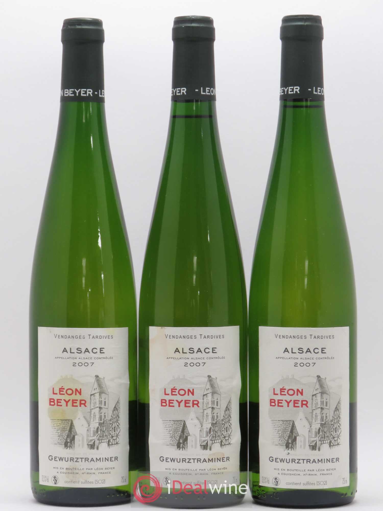 Gewurztraminer Vendanges Tardives Leon Beyer 2007 - Lot de 3 bouteilles - 0