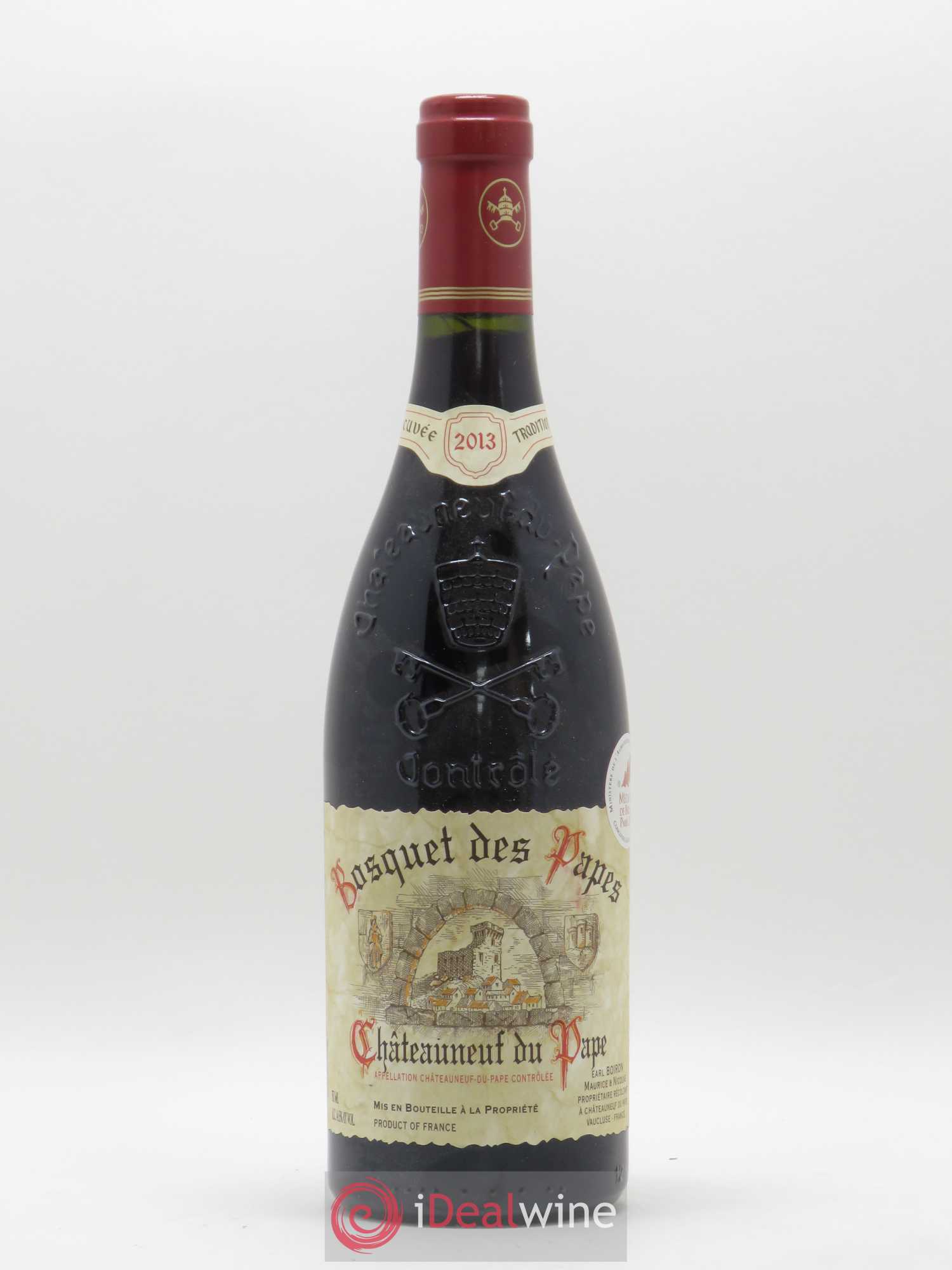Châteauneuf-du-Pape Bosquet des Papes Famille Boiron 2013 - Lot de 1 bouteille - 0