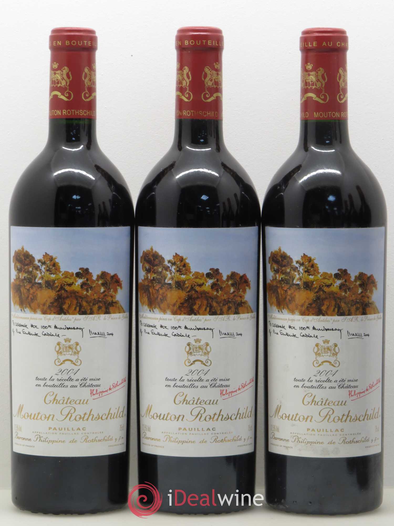 Château Mouton Rothschild 1er Grand Cru Classé 2004 - Lot de 6 bouteilles - 3