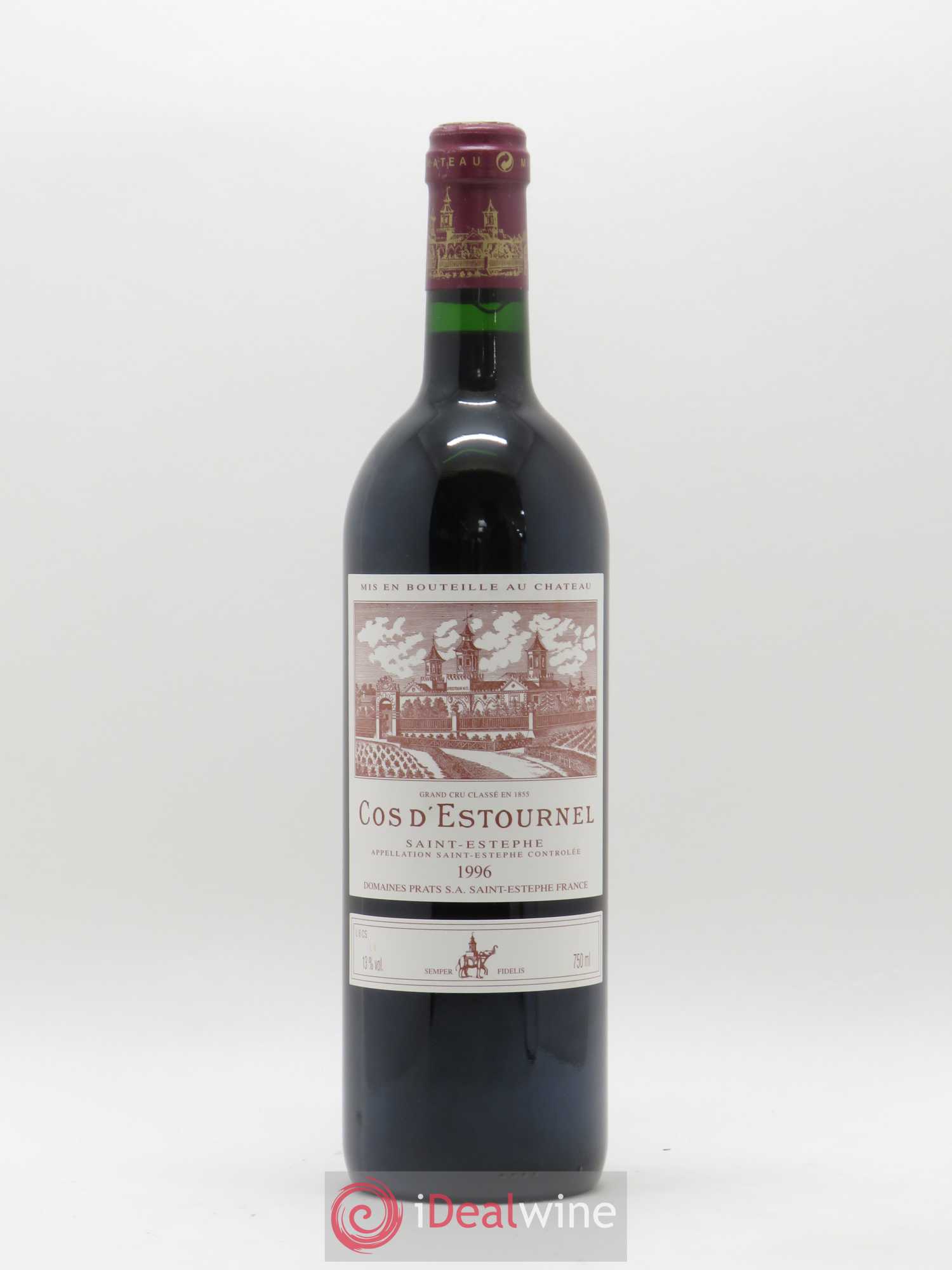 Cos d'Estournel 2ème Grand Cru Classé 1996 - Lot de 1 bouteille - 0